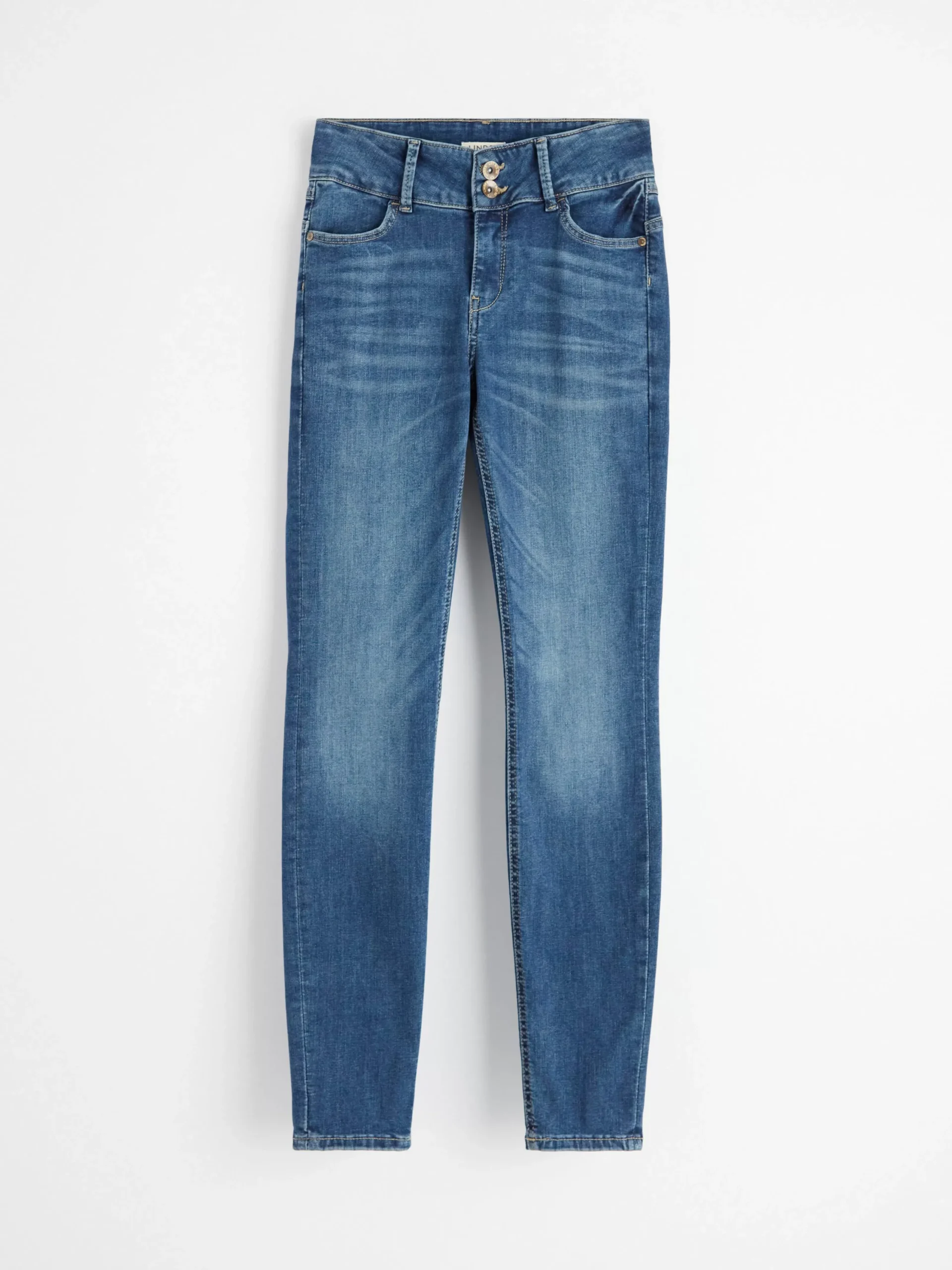 Jeans>Lindex Lilly Bla Slim Fit Shapingjeans Denim Blue