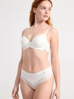 Bh>Lindex Lily T-Shirt Bh Light White