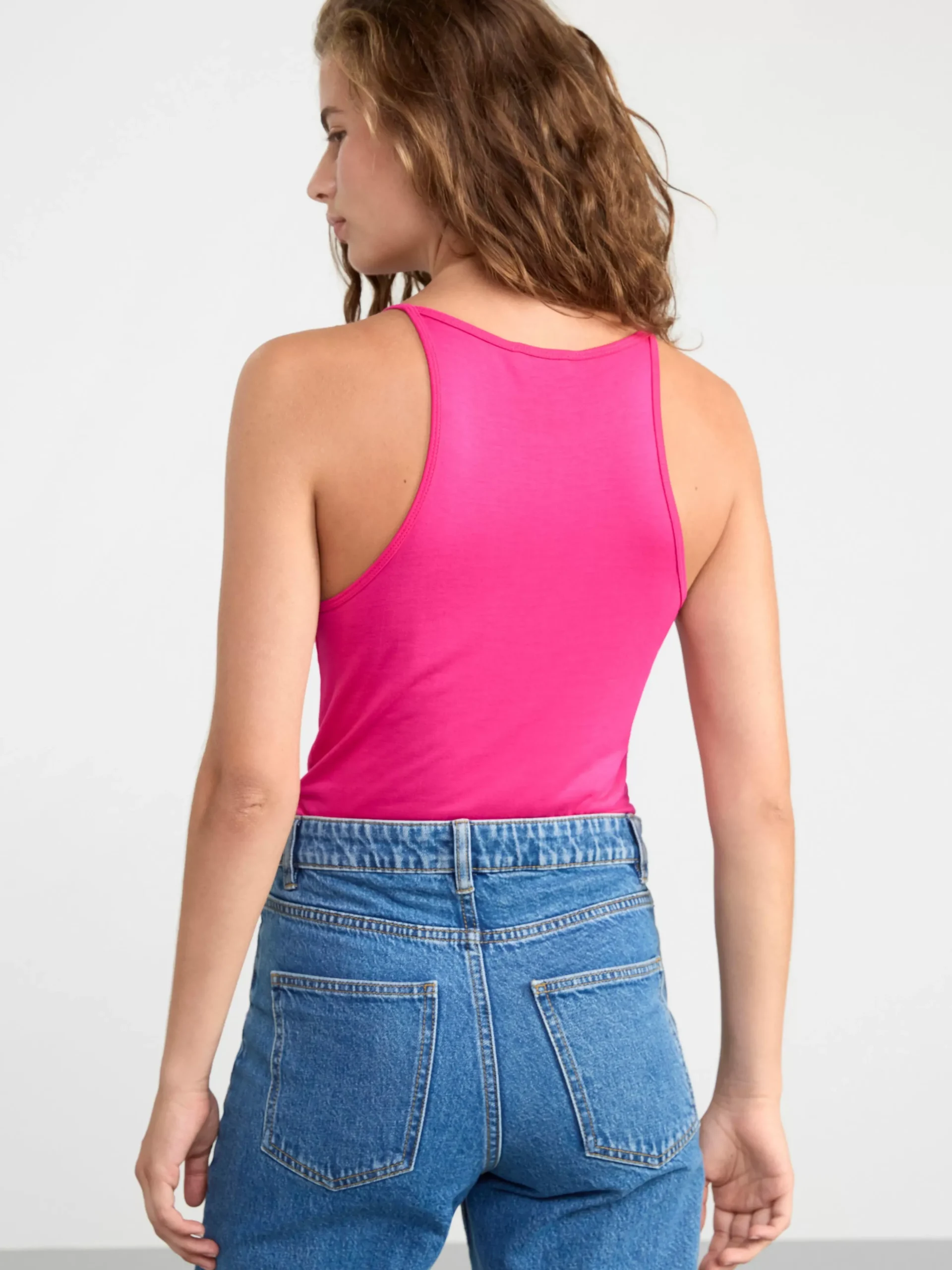 Toppar & T-Shirts>Lindex Linne Strong Pink