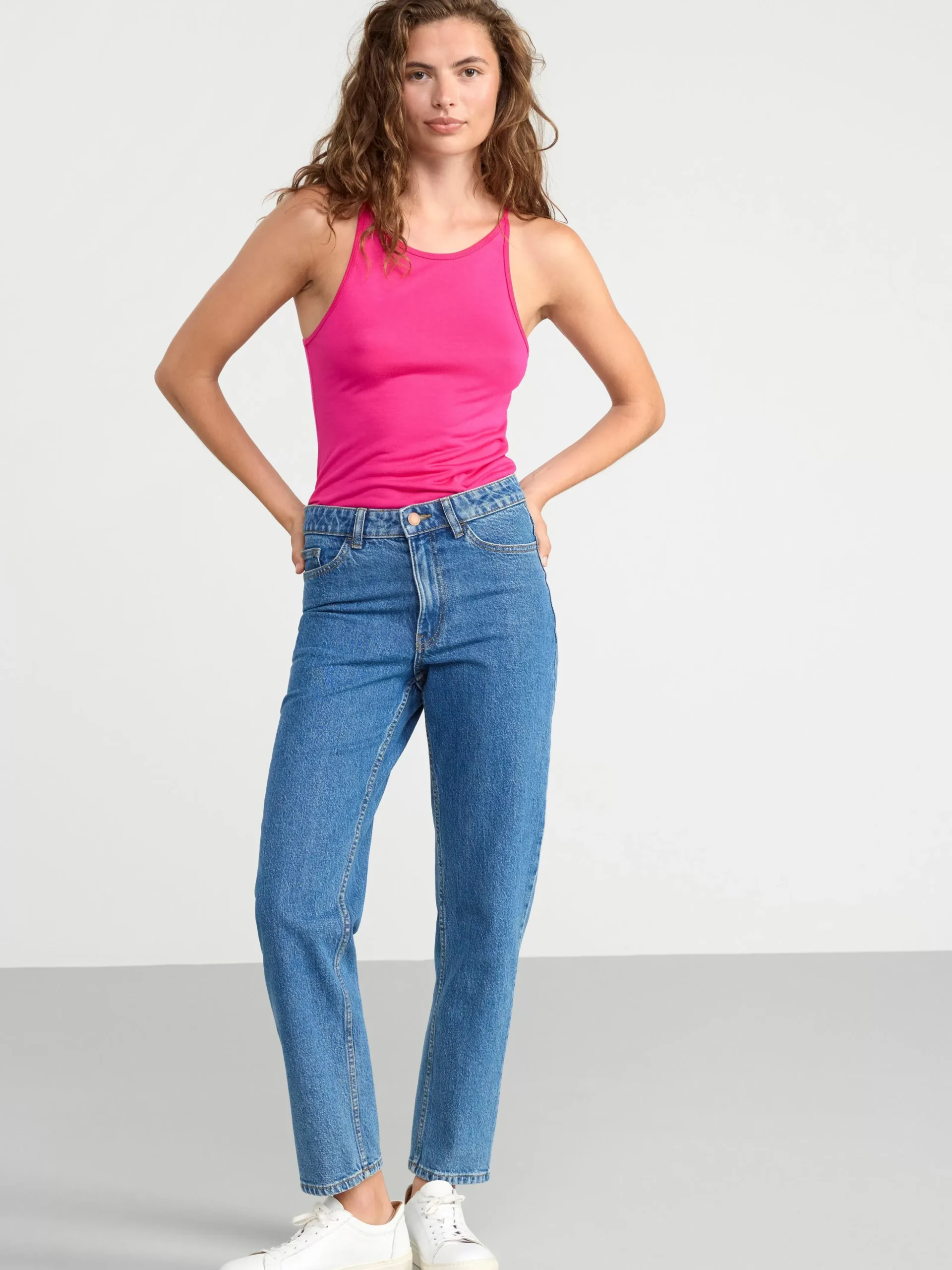Toppar & T-Shirts>Lindex Linne Strong Pink