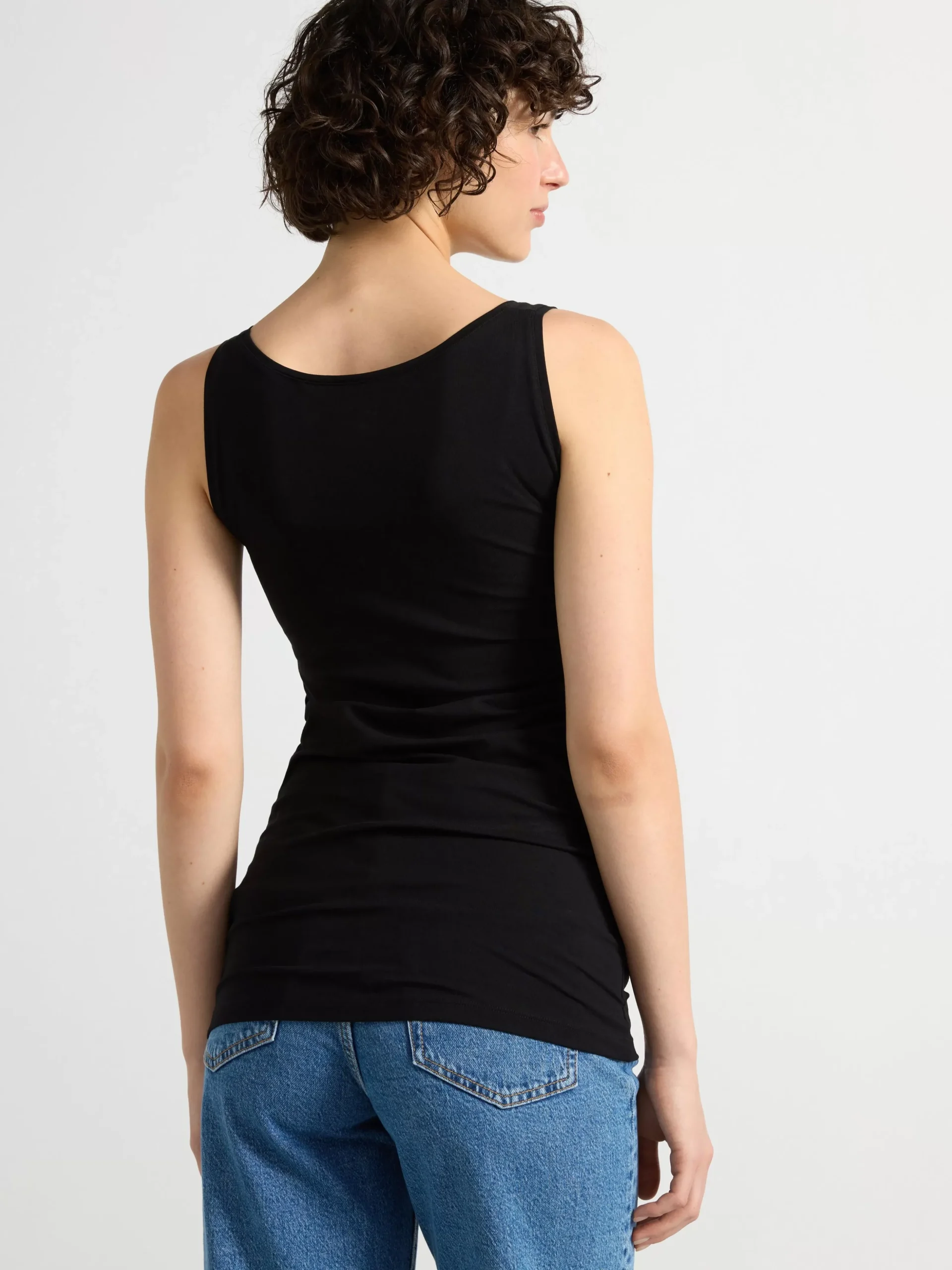 Toppar & T-Shirts>Lindex Linne Black
