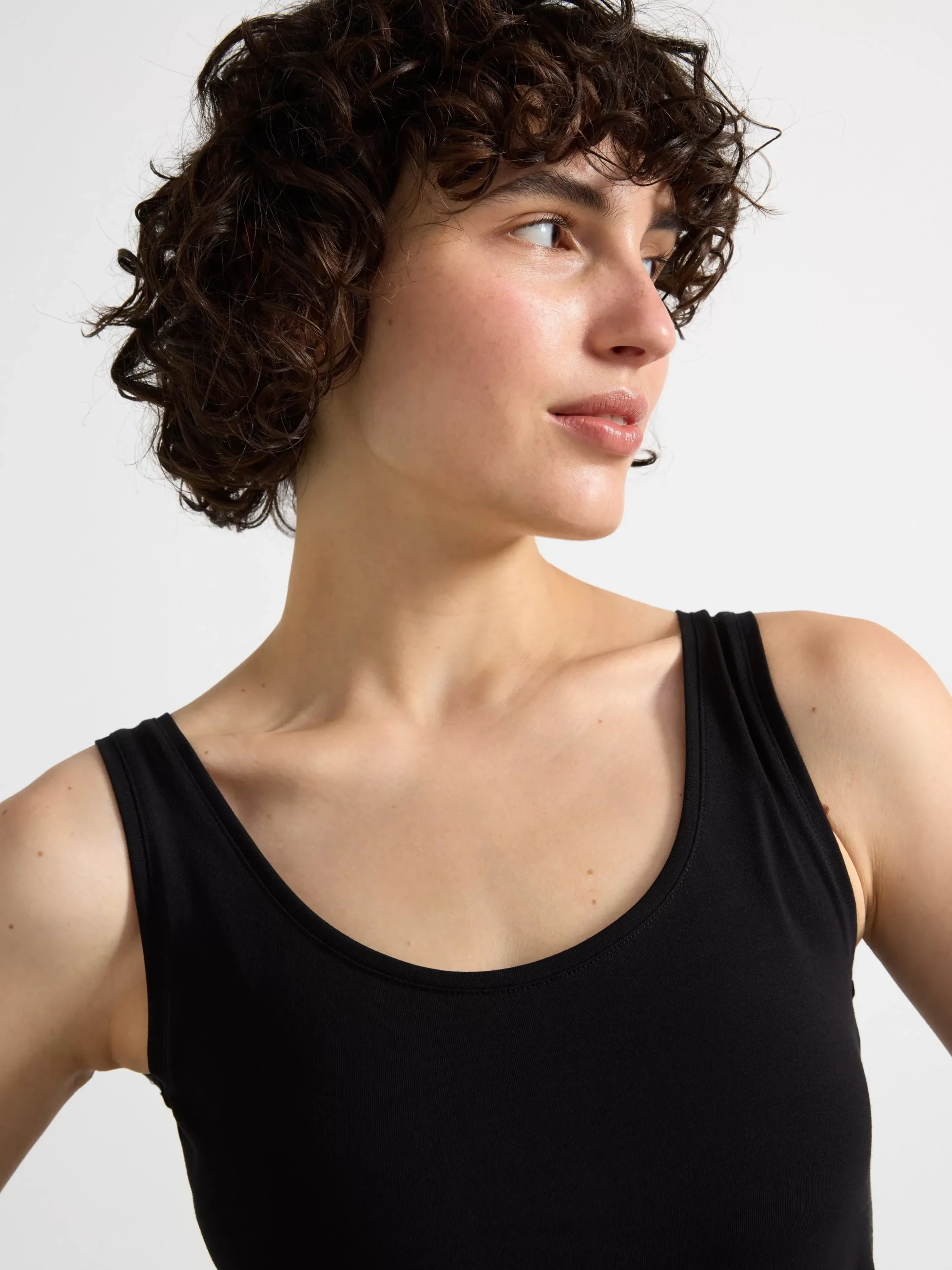 Toppar & T-Shirts>Lindex Linne Black
