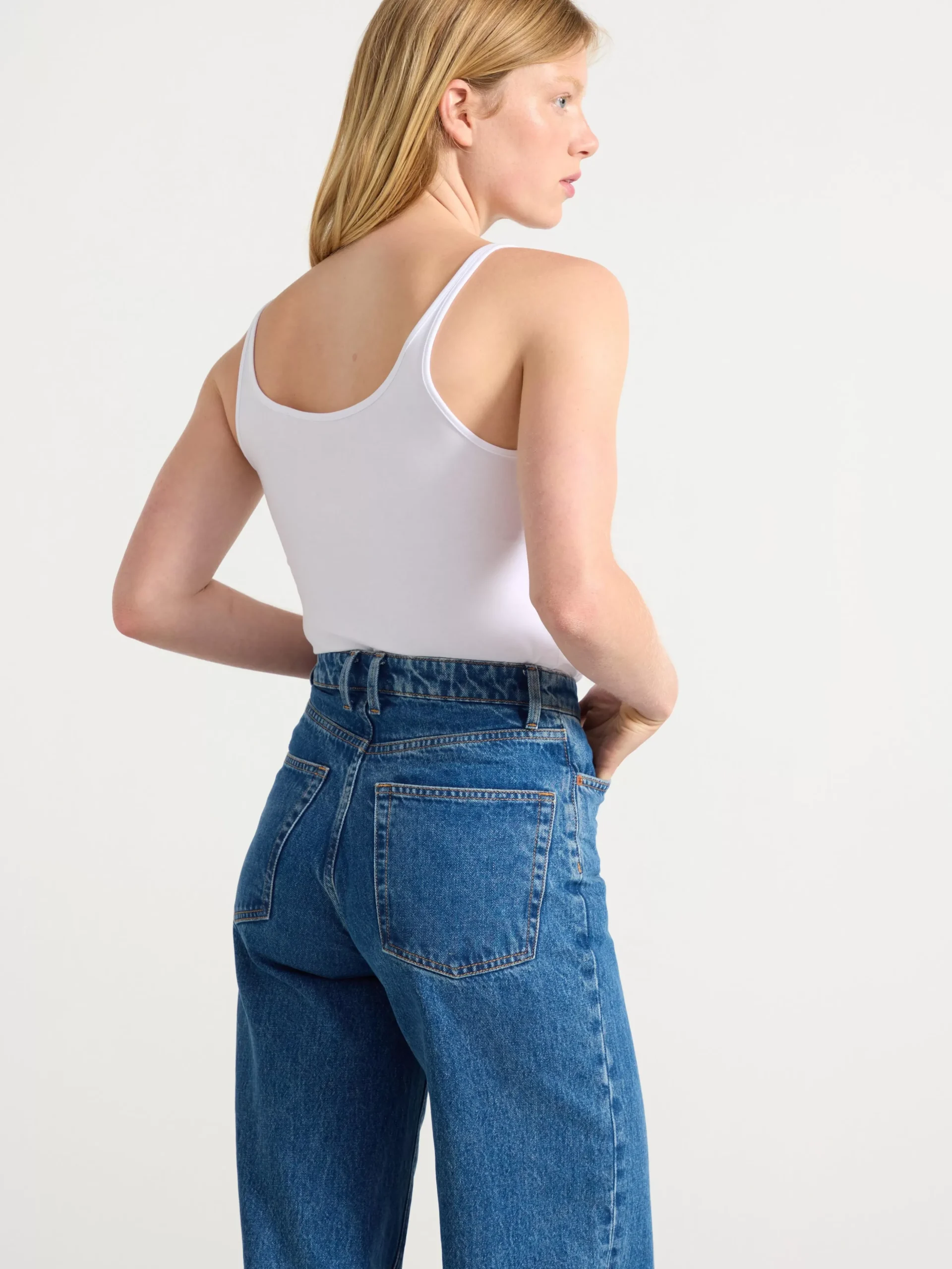 Toppar & T-Shirts>Lindex Linne White