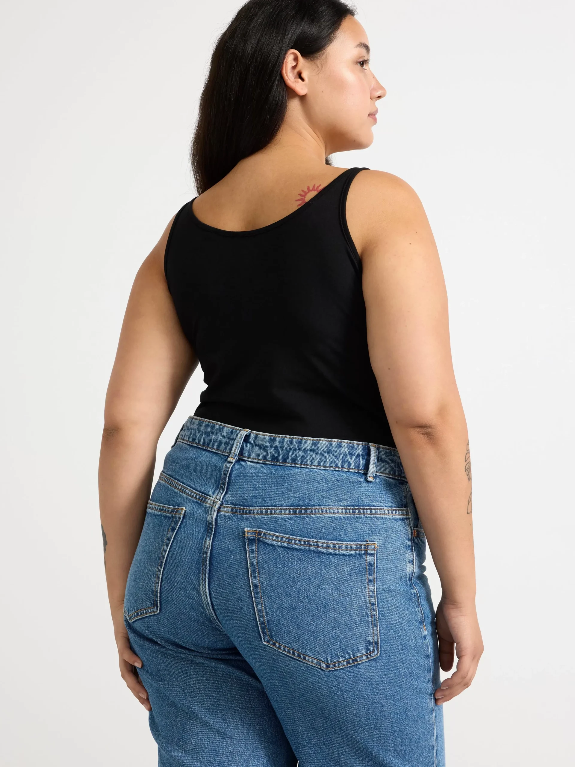 Toppar & T-Shirts>Lindex Linne Black