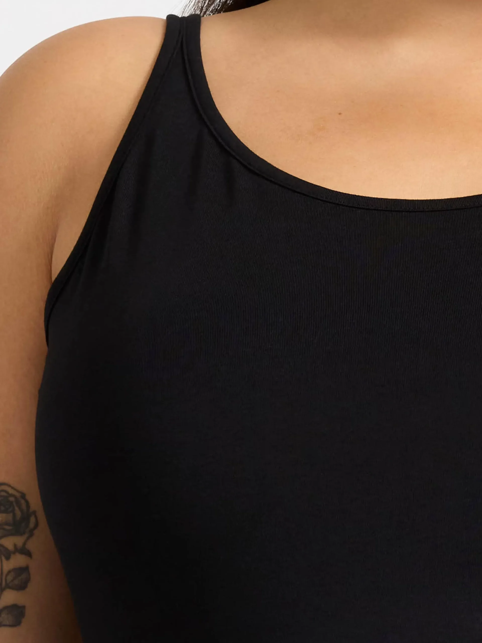 Toppar & T-Shirts>Lindex Linne Black