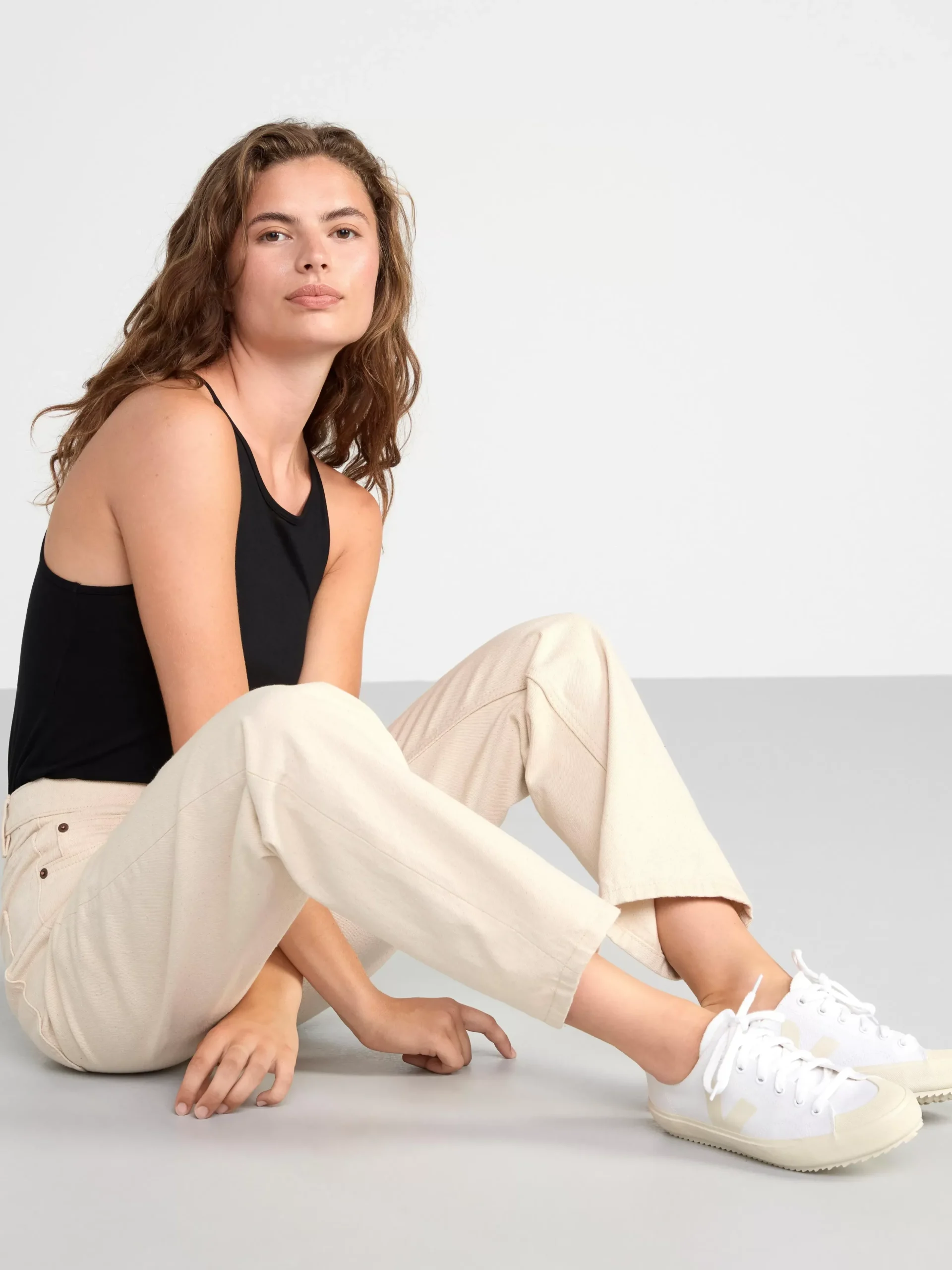 Toppar & T-Shirts>Lindex Linne Black