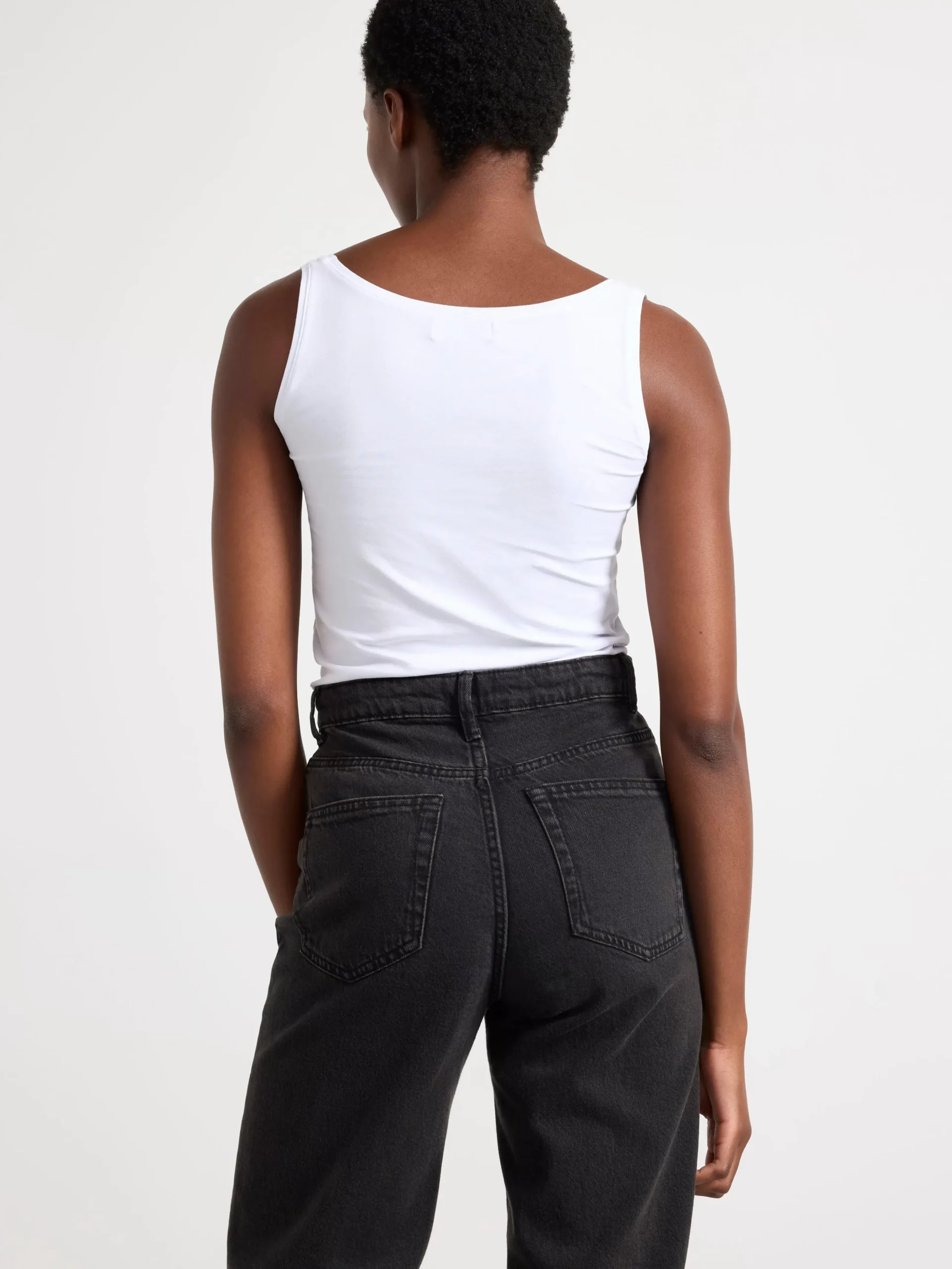 Toppar & T-Shirts>Lindex Linne White