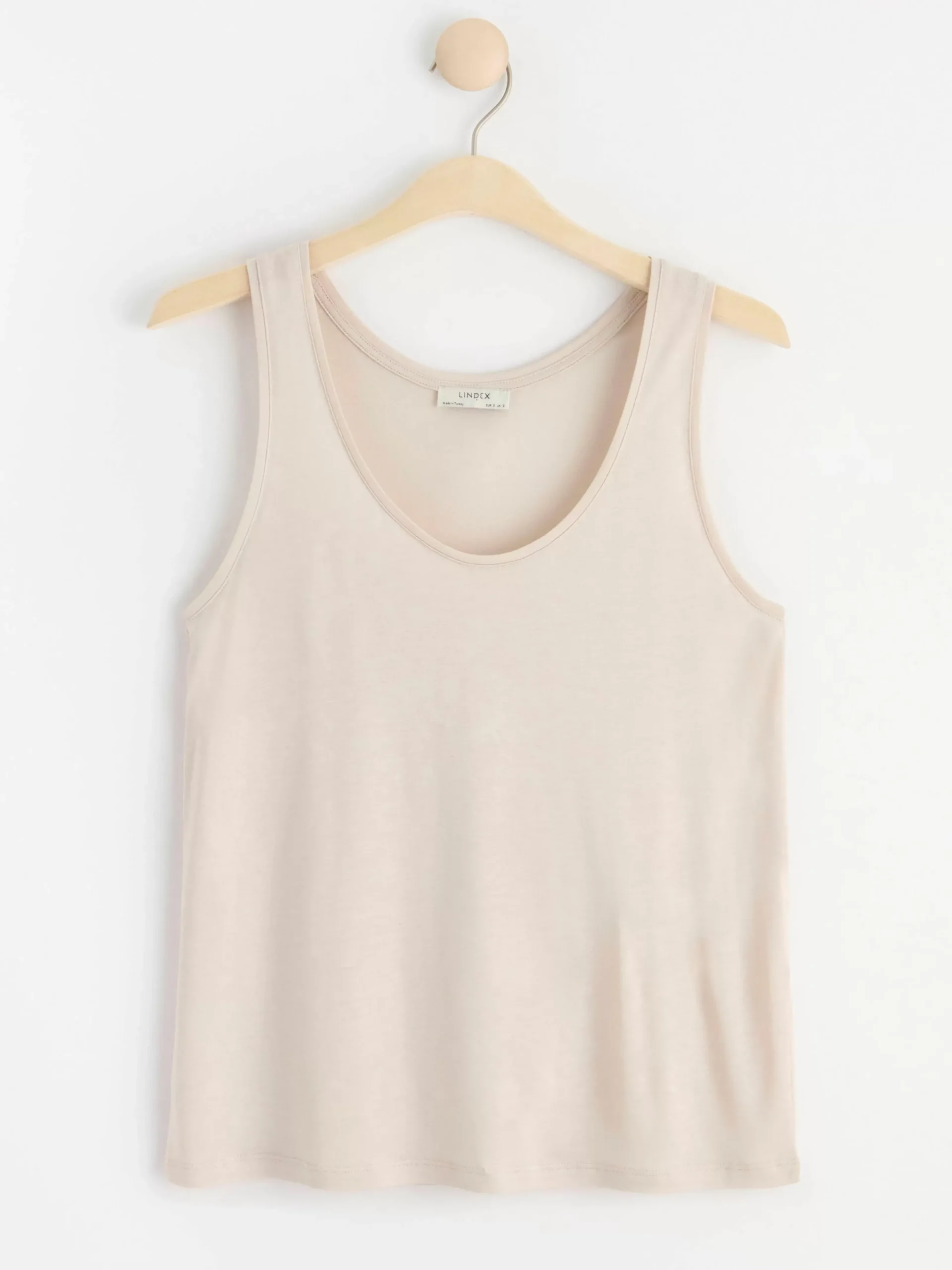 Toppar & T-Shirts>Lindex Linne I Viskos Light Beige