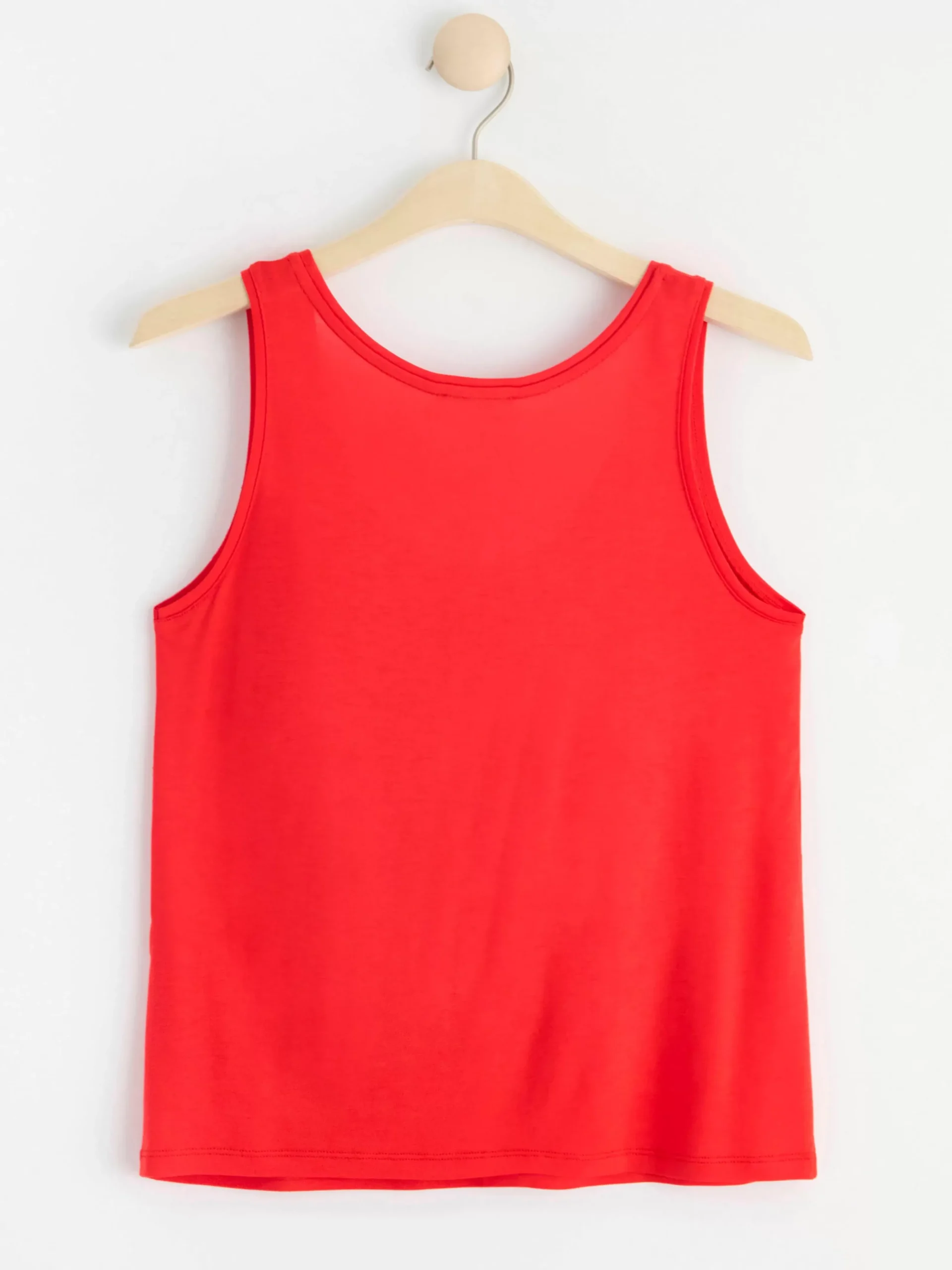 Toppar & T-Shirts>Lindex Linne I Viskos Strong Red