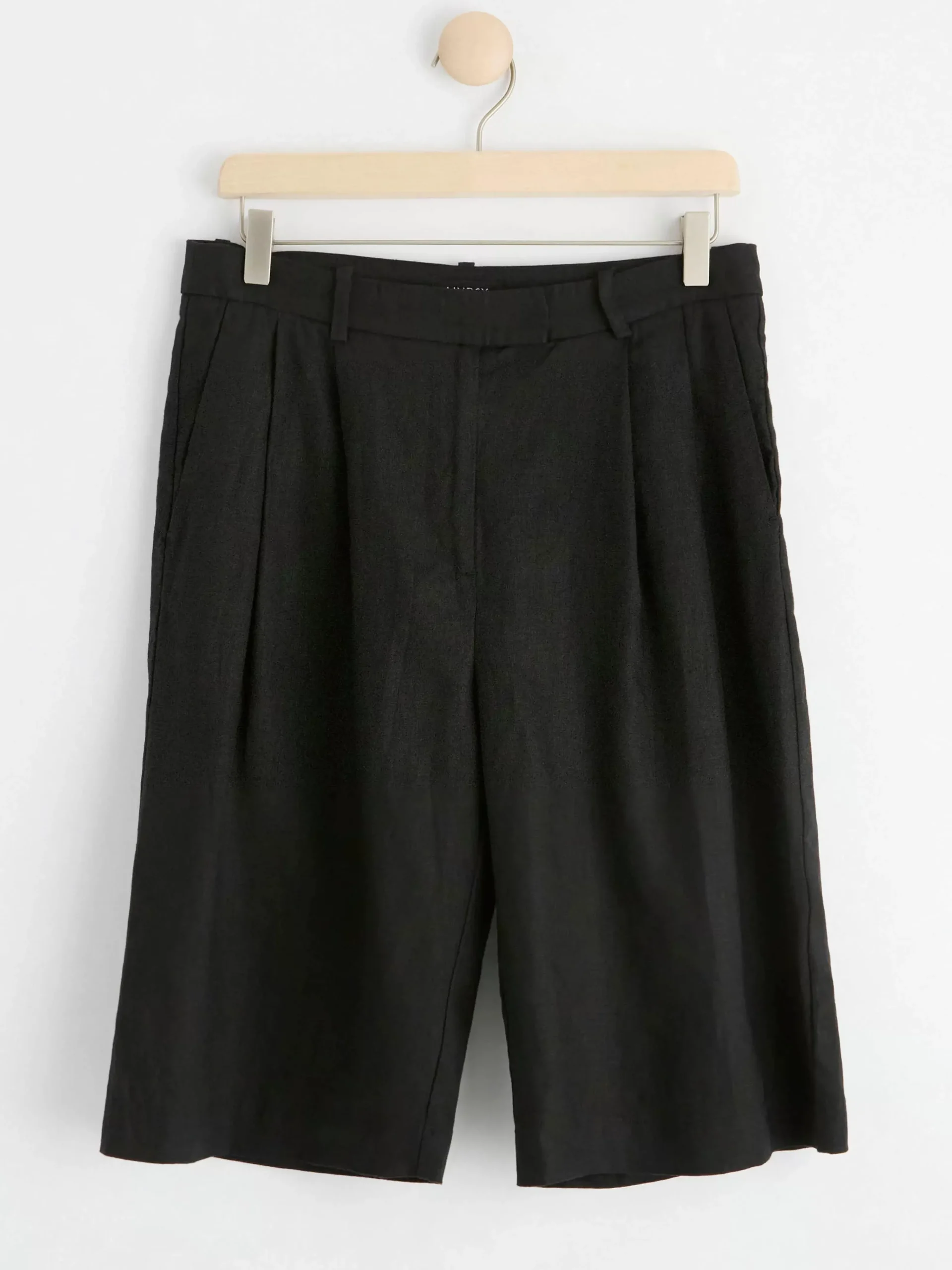 Shorts & Cykelbyxor>Lindex Linneshorts Black