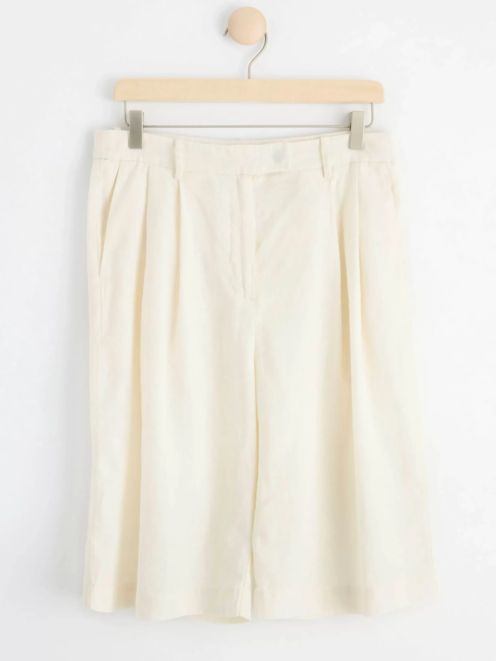 Shorts & Cykelbyxor>Lindex Linneshorts Light White