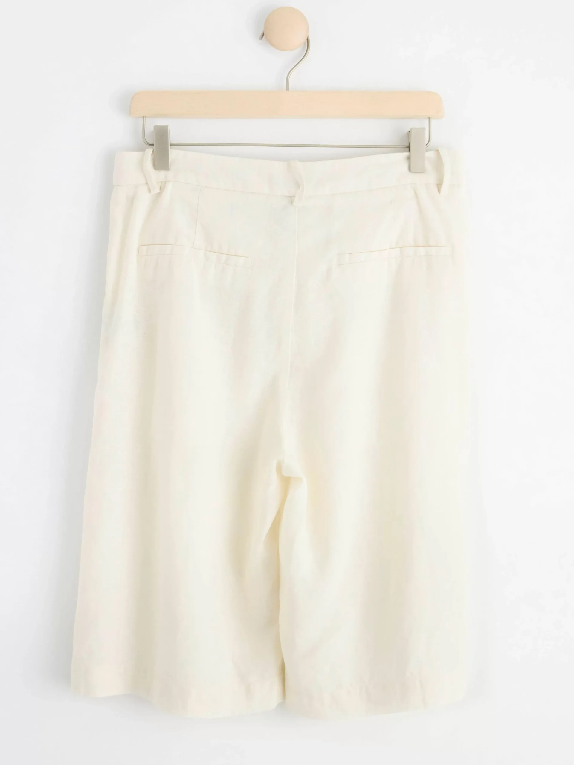 Shorts & Cykelbyxor>Lindex Linneshorts Light White