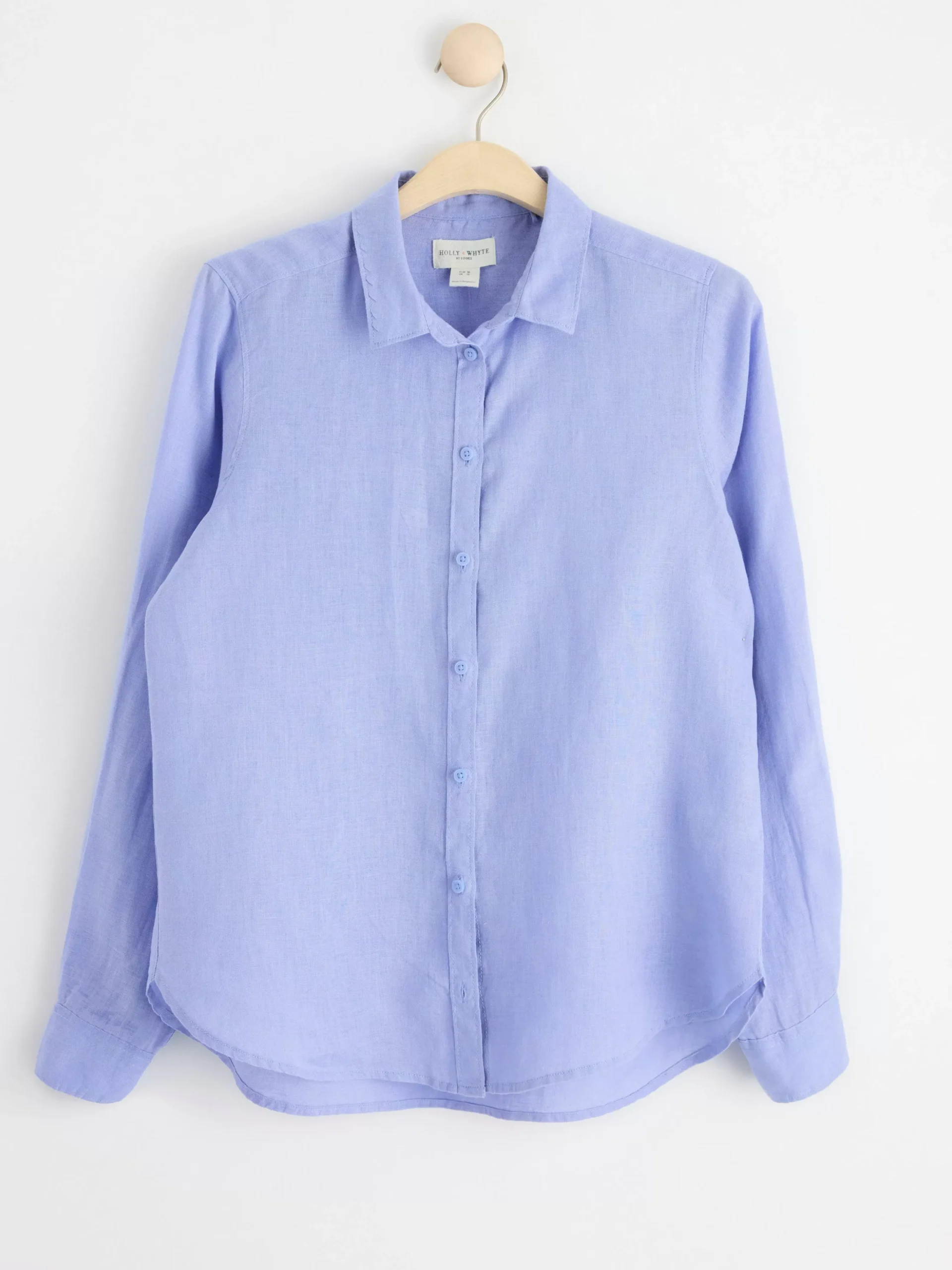 Blusar & Skjortor>Lindex Linneskjorta Light Blue