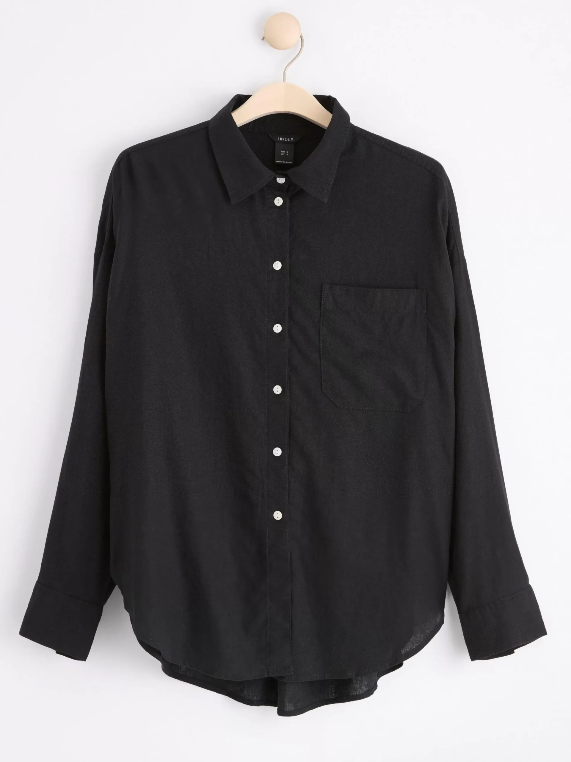 Blusar & Skjortor>Lindex Linneskjorta Black