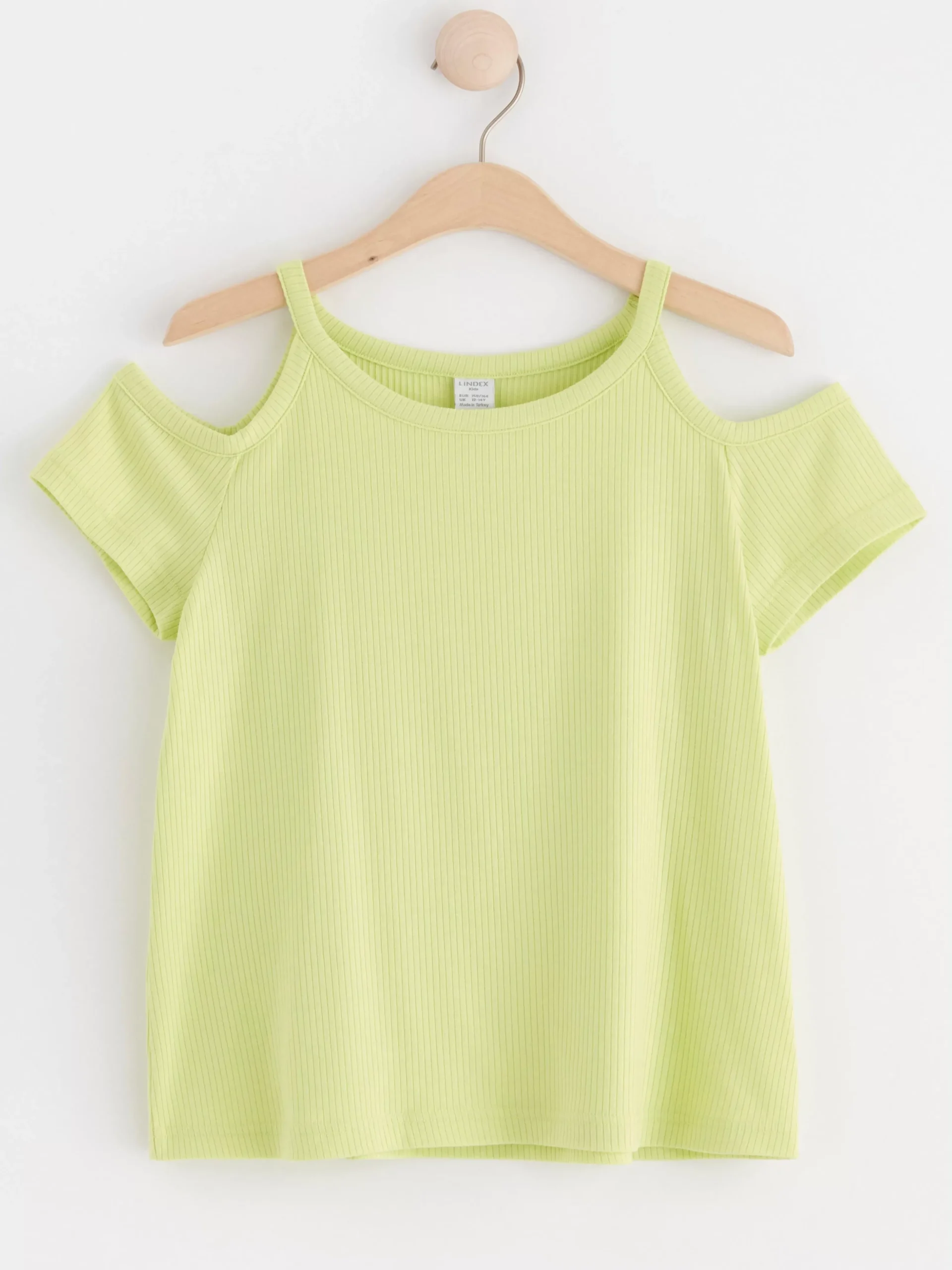 Toppar & T-Shirts>Lindex Lost Sittande Topp Med Bara Axlar Light Green