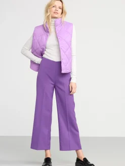 Byxor>Lindex Lykke Vid Byxa Med Hog Midja Lilac