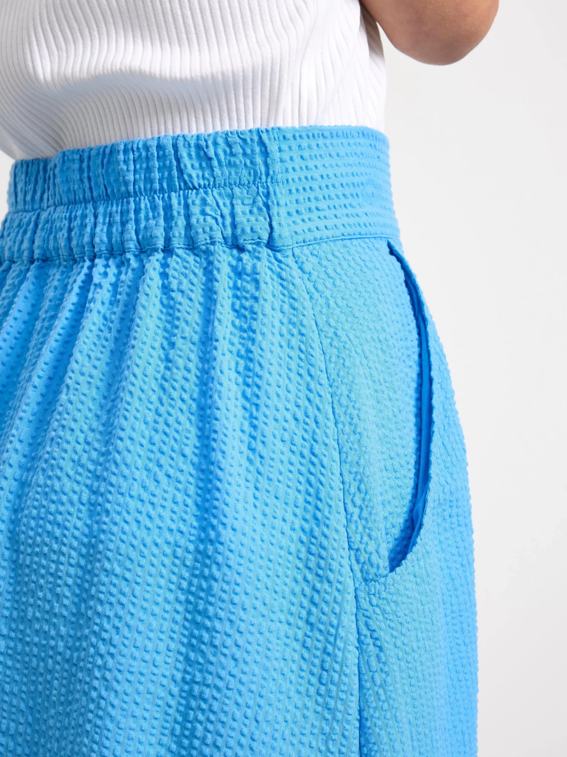Kjolar>Lindex Midikjol I Backebolja Light Dusty Blue