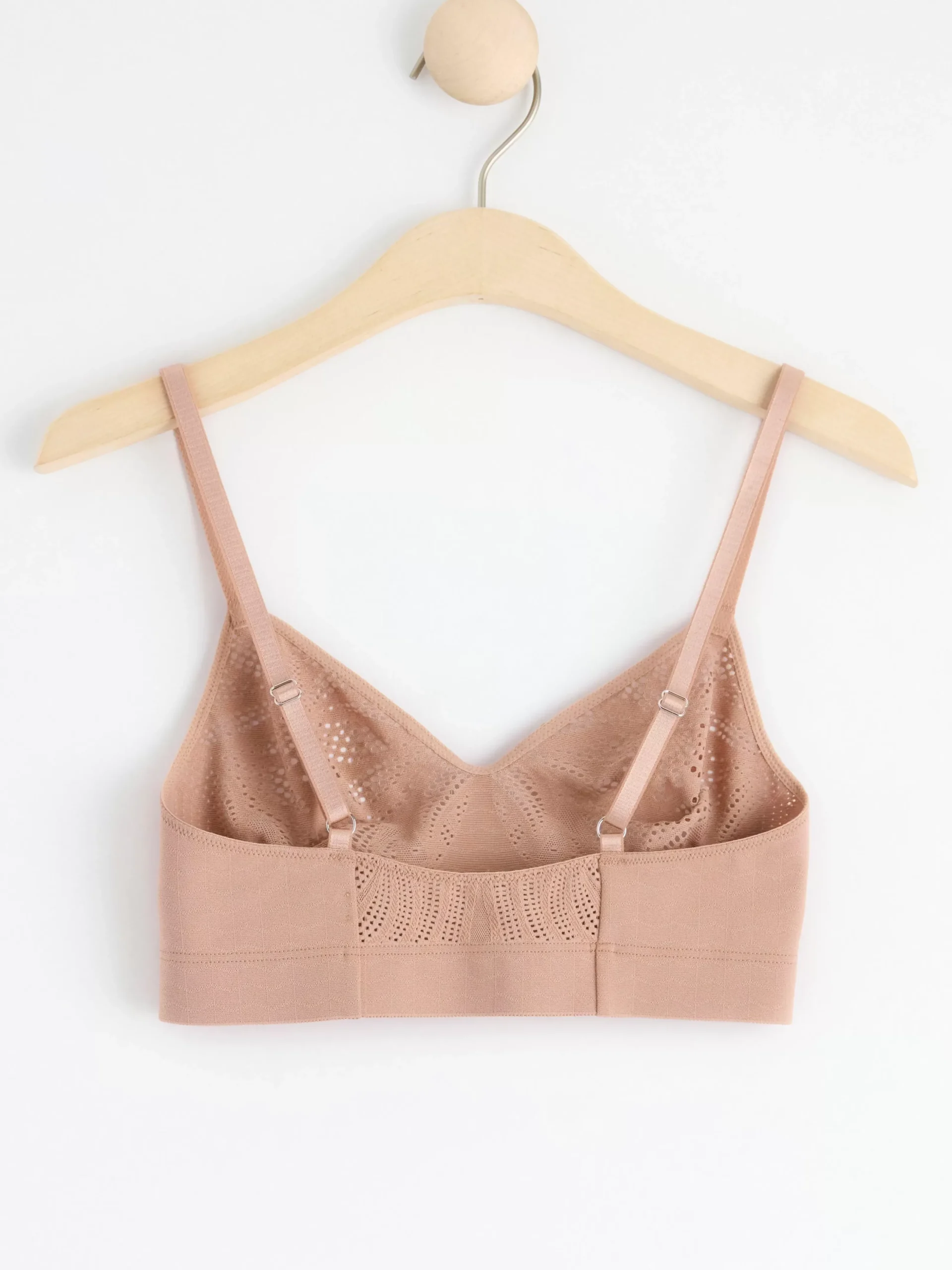 Bh>Lindex Mjuk Inntrix-Spetsbeha Utan Sommar Dusty Beige