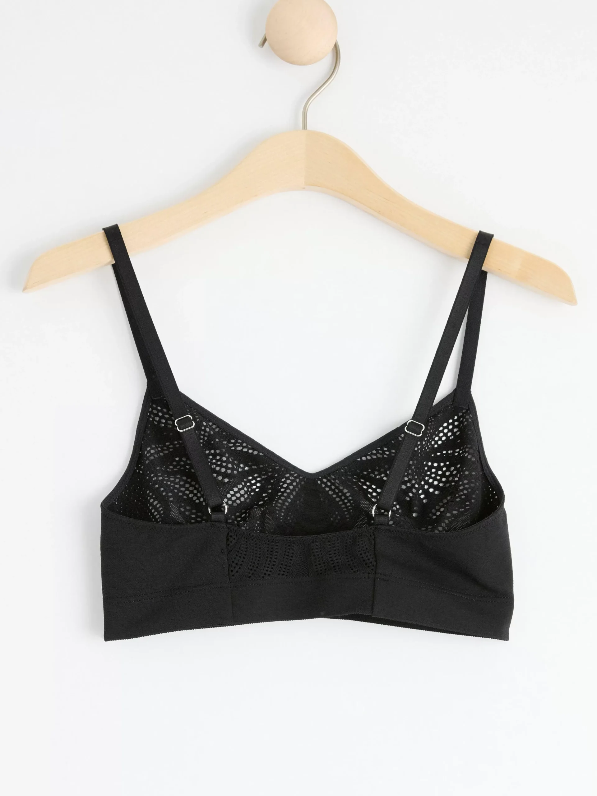 Bh>Lindex Mjuk Inntrix-Spetsbeha Utan Sommar Black