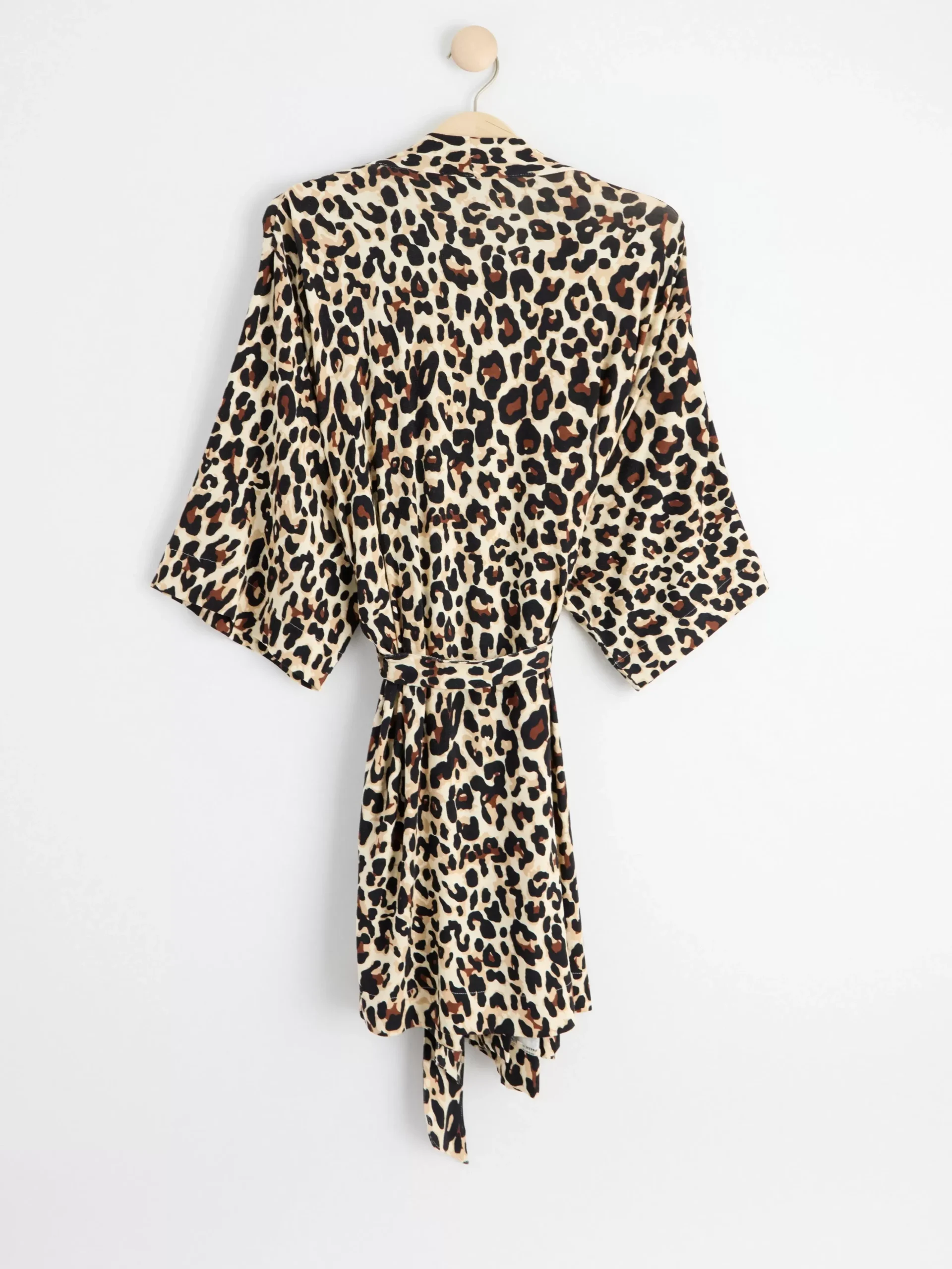 Nattplagg>Lindex Mjuk Kimono I Trika Black