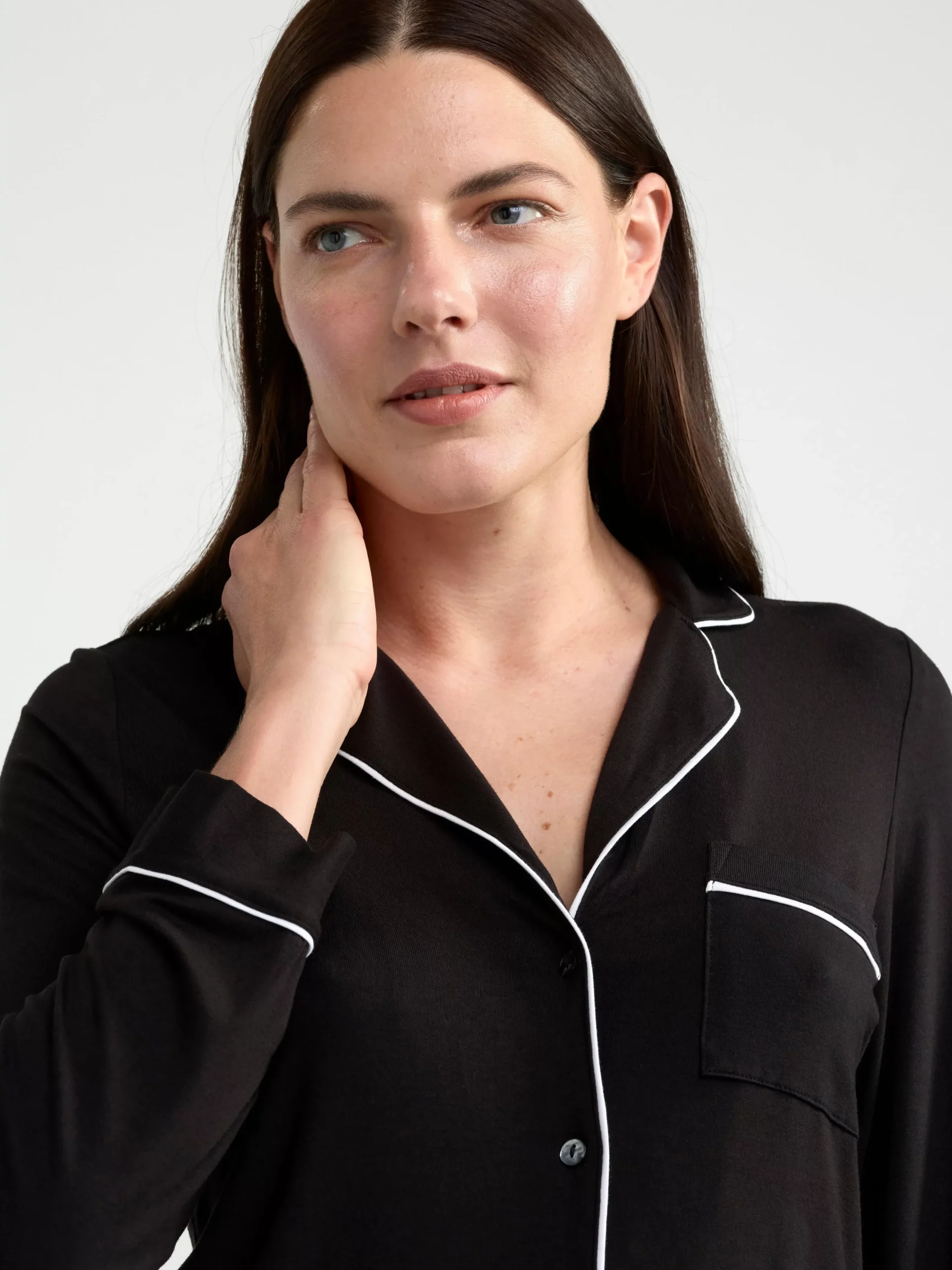 Nattplagg>Lindex Mjuk Pyjamasbyxa Black