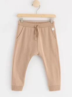 Byxor & Leggings>Lindex Mjukisbyxor Med Borstad Insida Beige