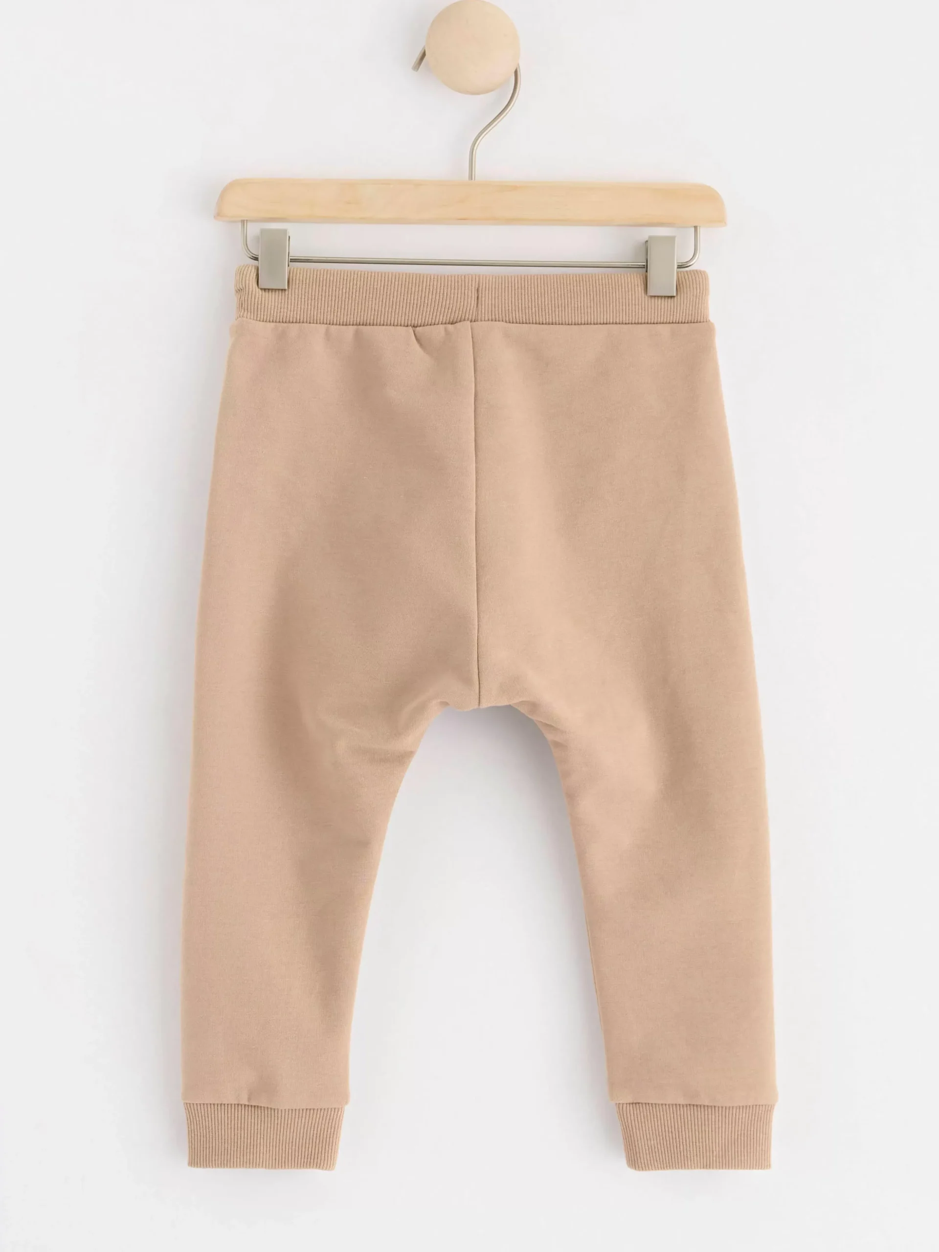 Byxor & Leggings>Lindex Mjukisbyxor Med Borstad Insida Beige