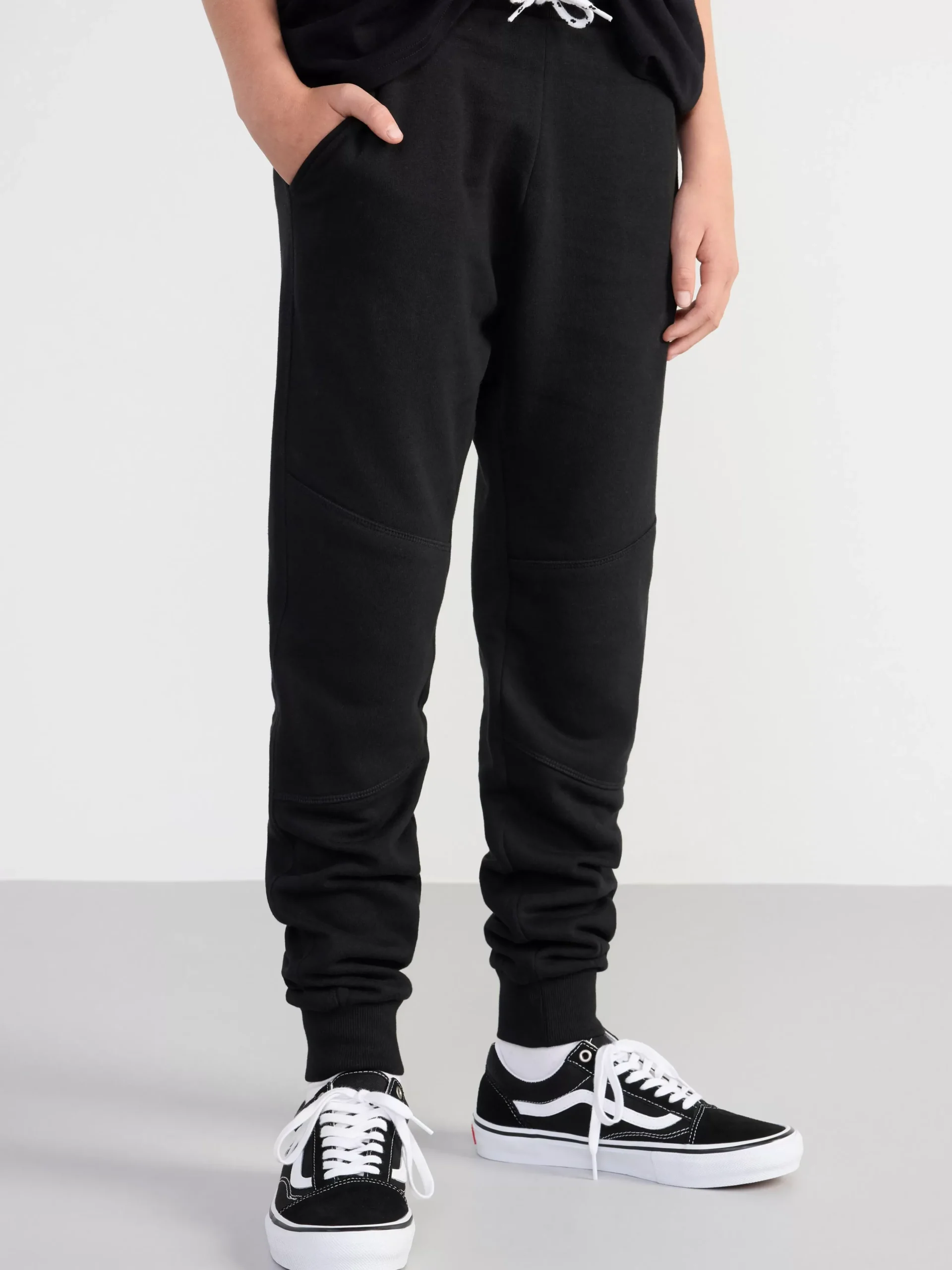 Byxor & Leggings>Lindex Mjukisbyxor Med Borstad Insida Black