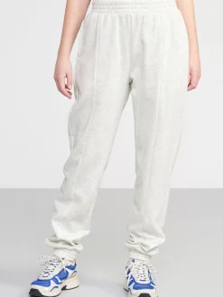 Byxor & Leggings>Lindex Mjukisbyxor Med Borstad Insida Light Grey Melange
