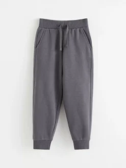 Byxor & Leggings>Lindex Mjukisbyxor Med Borstad Insida Dark Dusty Grey