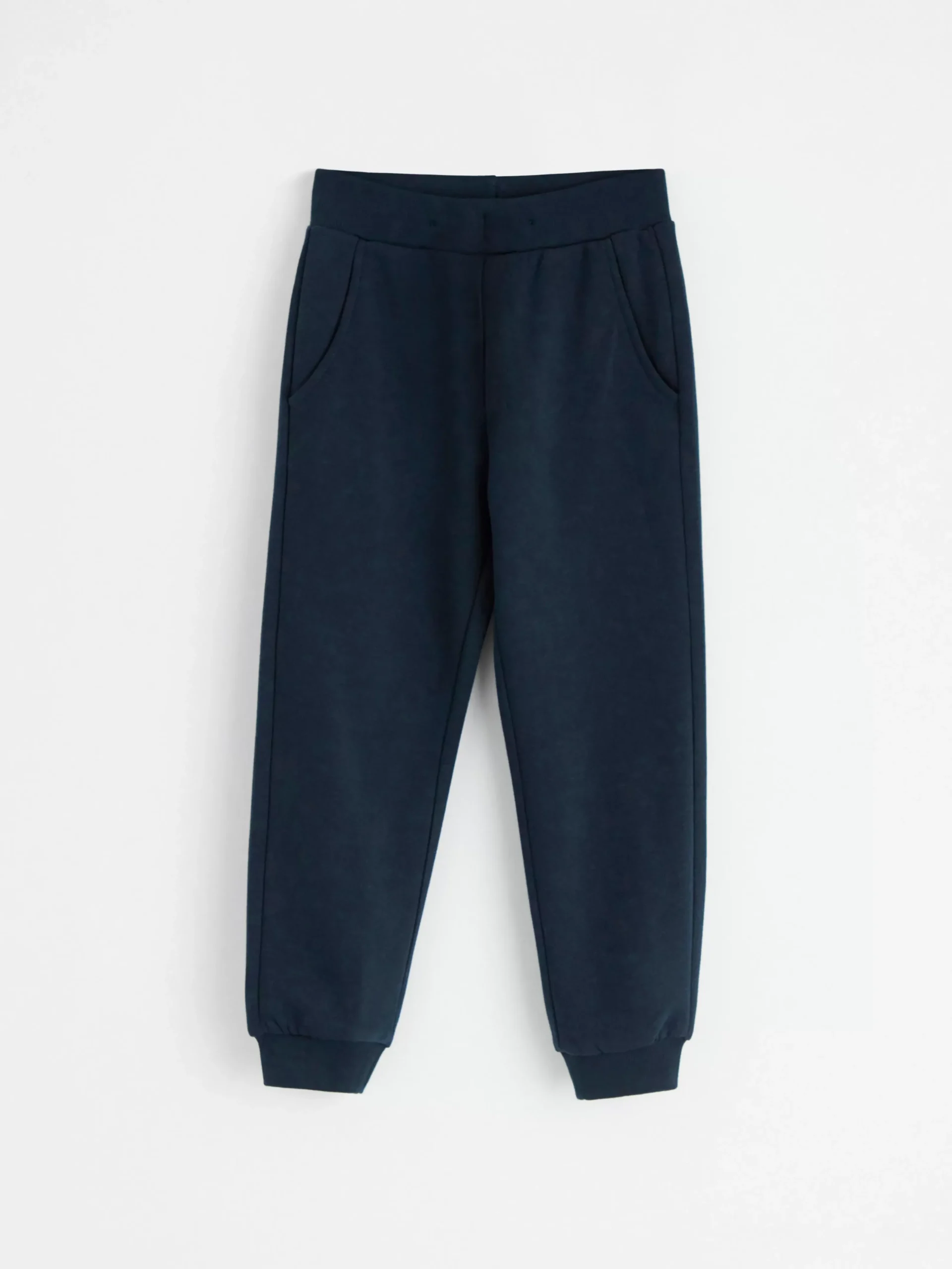 Byxor & Leggings>Lindex Mjukisbyxor Med Borstad Insida Dark Navy