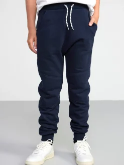 Byxor & Leggings>Lindex Mjukisbyxor Med Borstad Insida Dark Navy