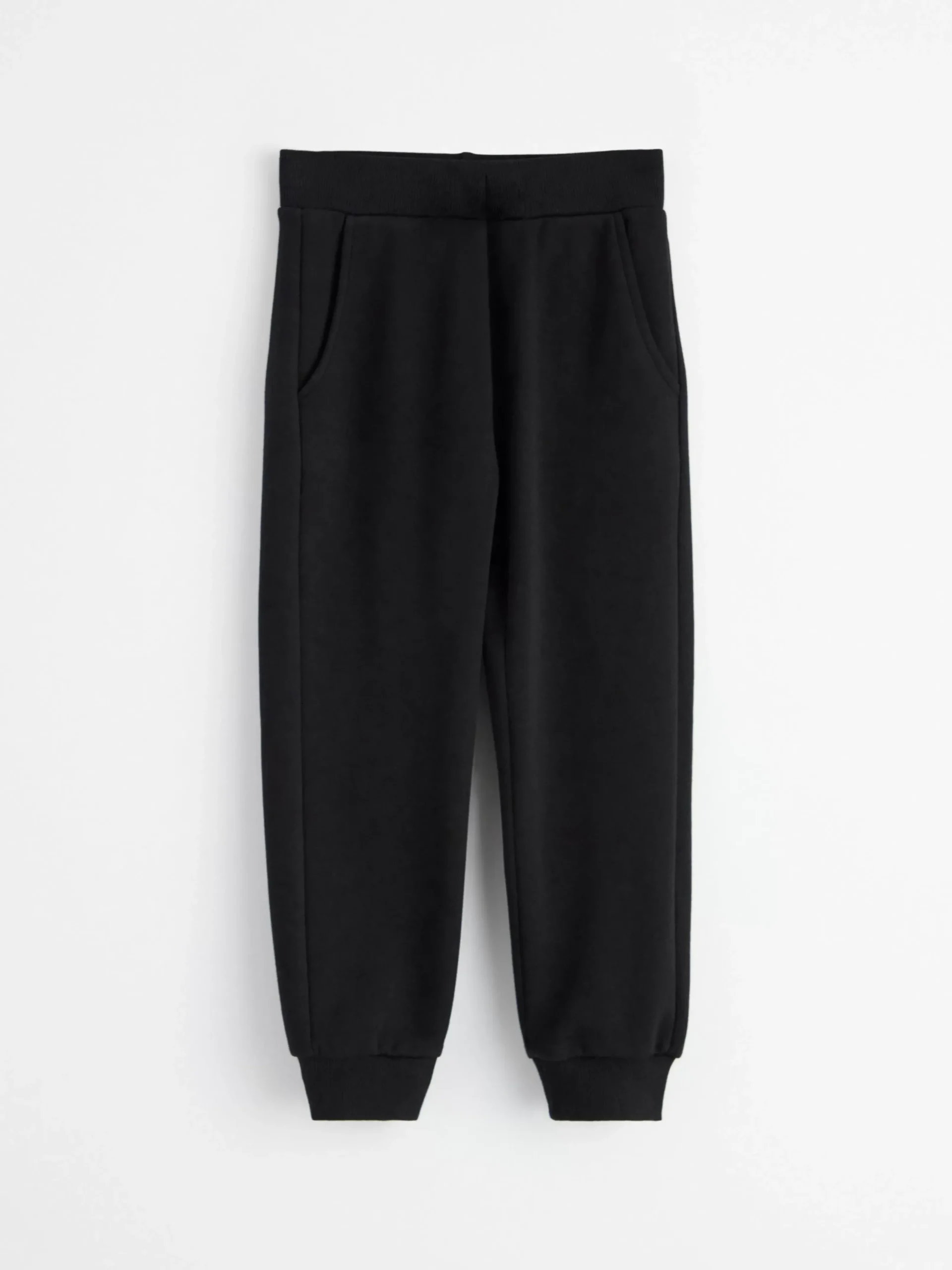 Byxor & Leggings>Lindex Mjukisbyxor Med Borstad Insida Black