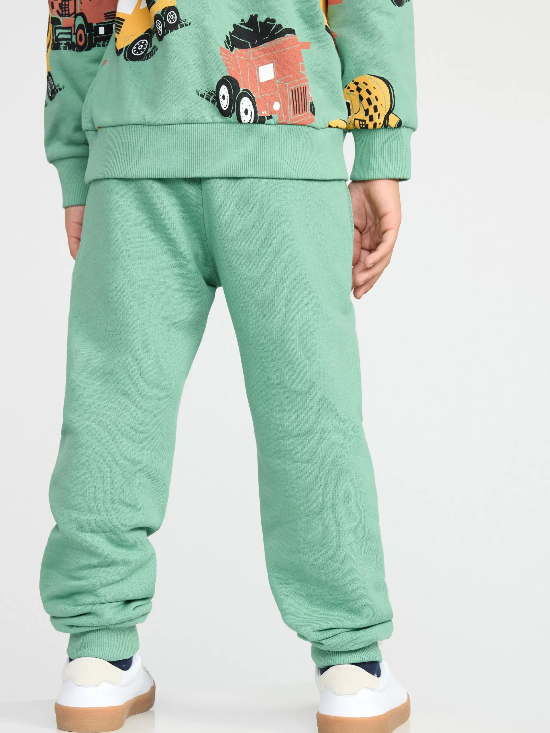 Byxor & Leggings>Lindex Mjukisbyxor Med Forstarkt Kna Dusty Green