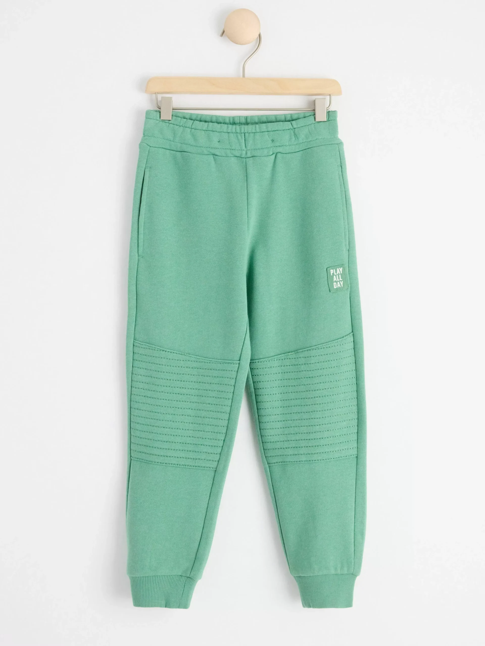 Byxor & Leggings>Lindex Mjukisbyxor Med Forstarkt Kna Dusty Green
