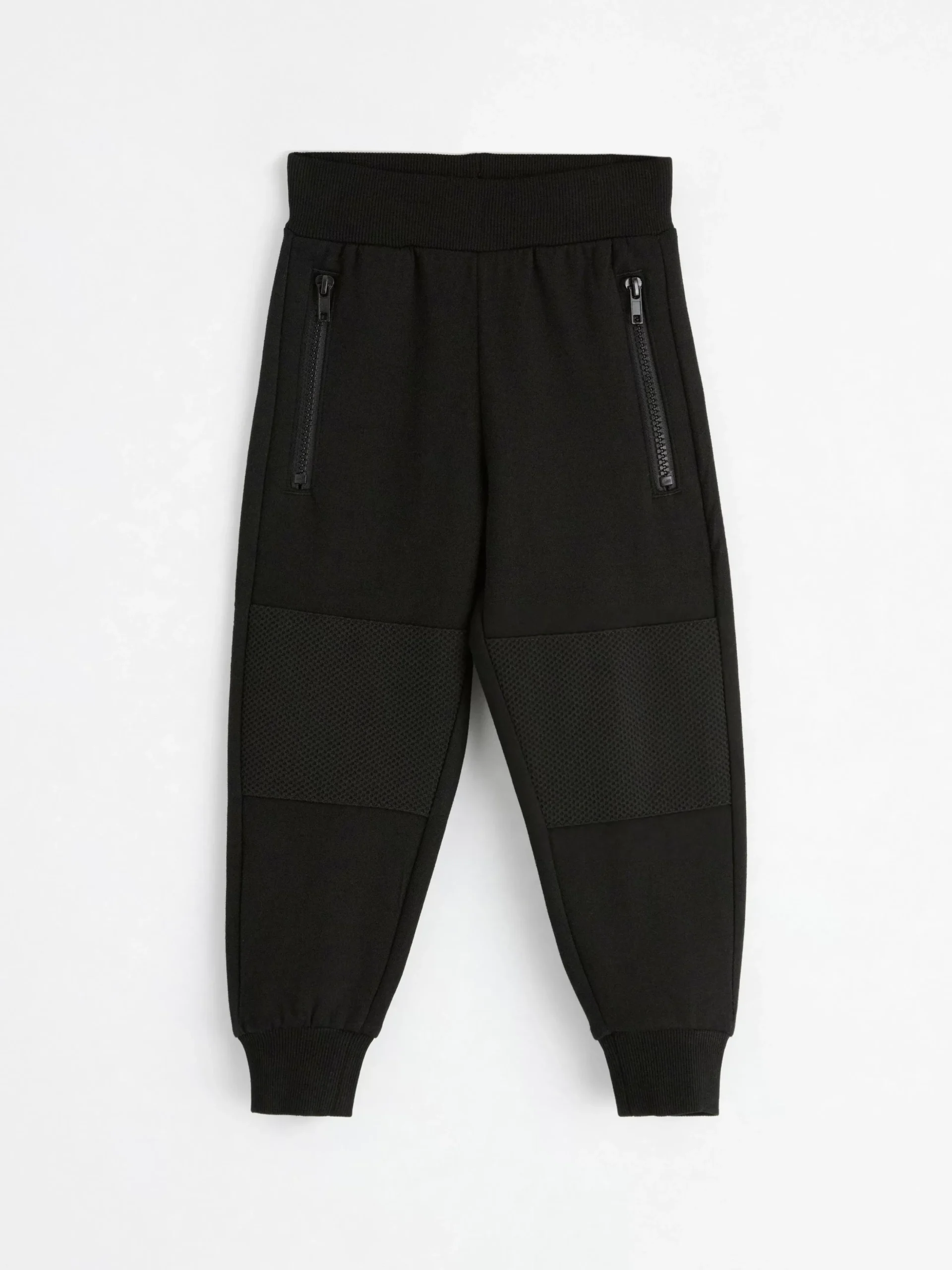 Byxor & Leggings>Lindex Mjukisbyxor Med Forstarkta Knan Black