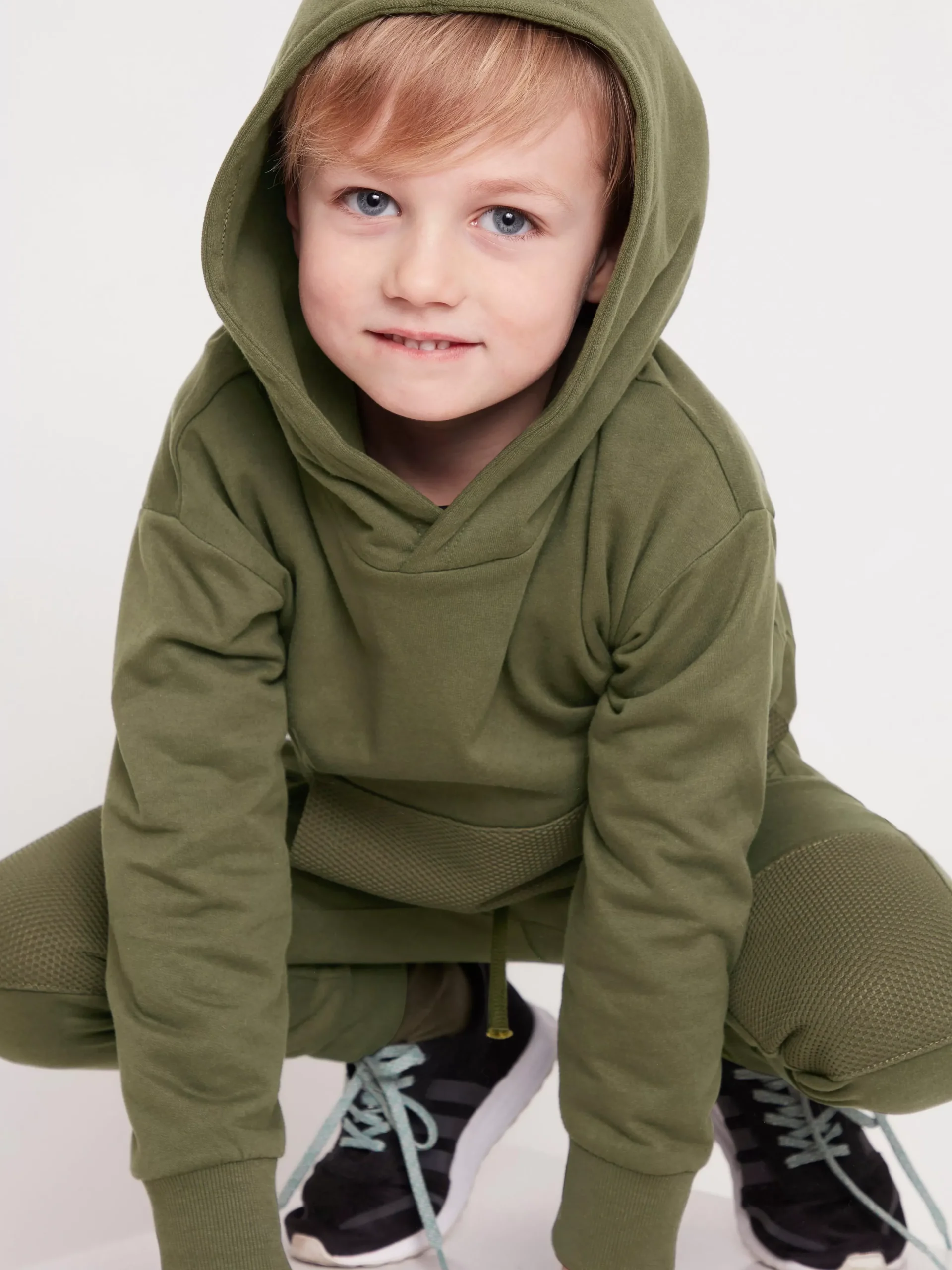 Byxor & Leggings>Lindex Mjukisbyxor Med Lappar I Mesh Pa Knana Dark Khaki Green