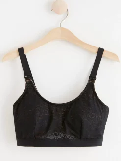 Bh>Lindex Mom Amnings Bh Med Spets Black