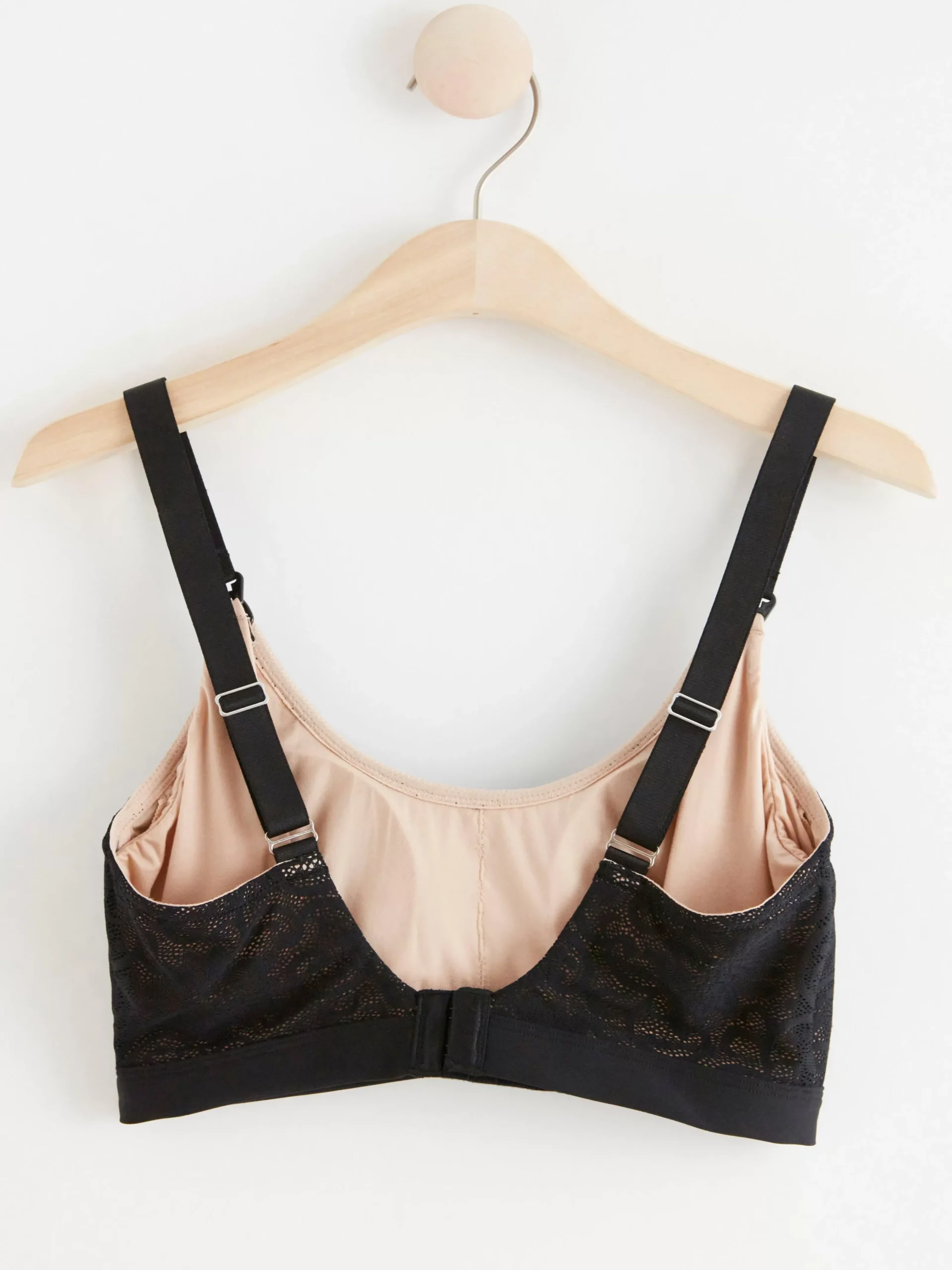 Bh>Lindex Mom Amnings Bh Med Spets Black