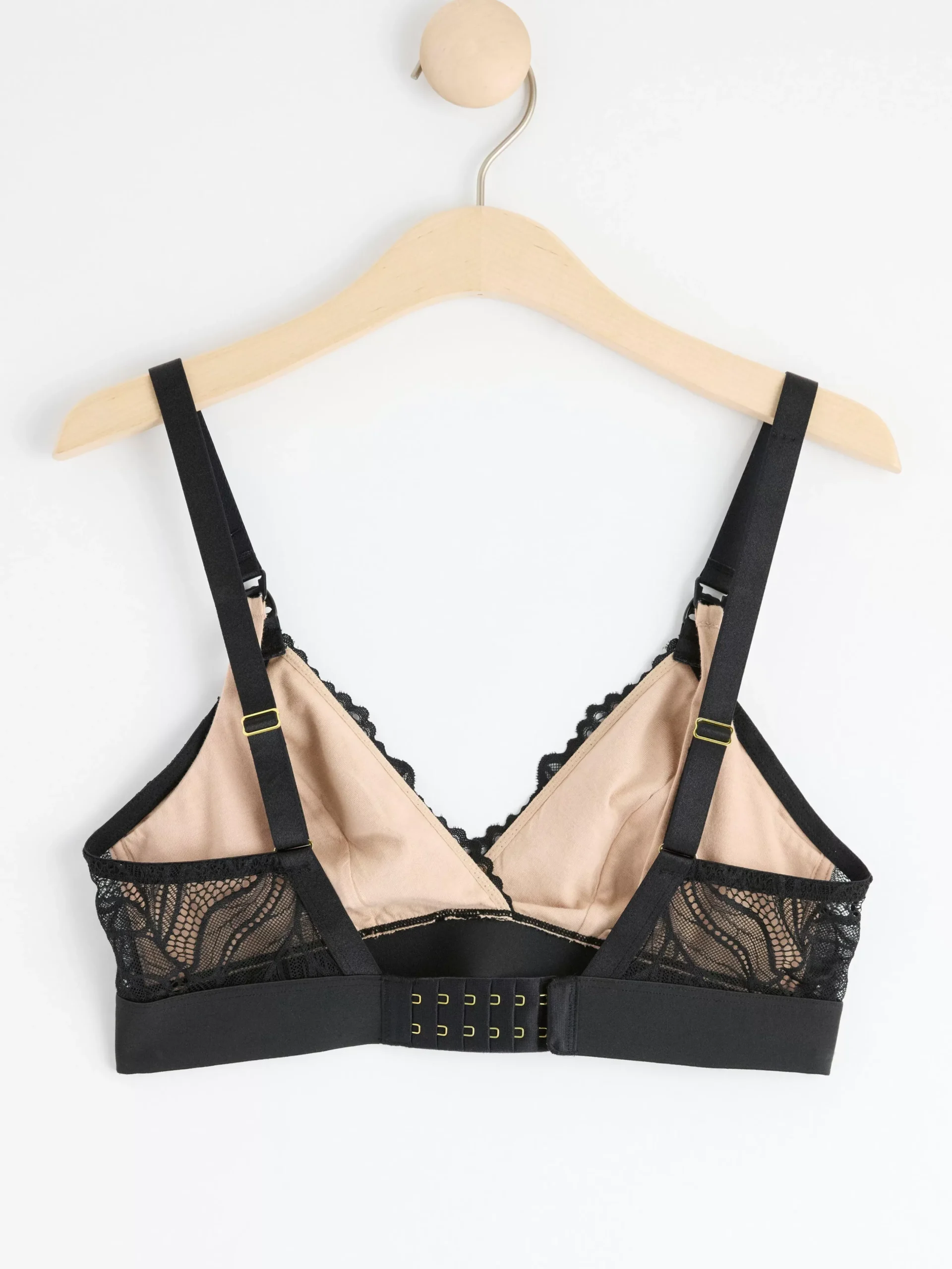 Bh>Lindex Mom Amnings Bh Med Spets Black