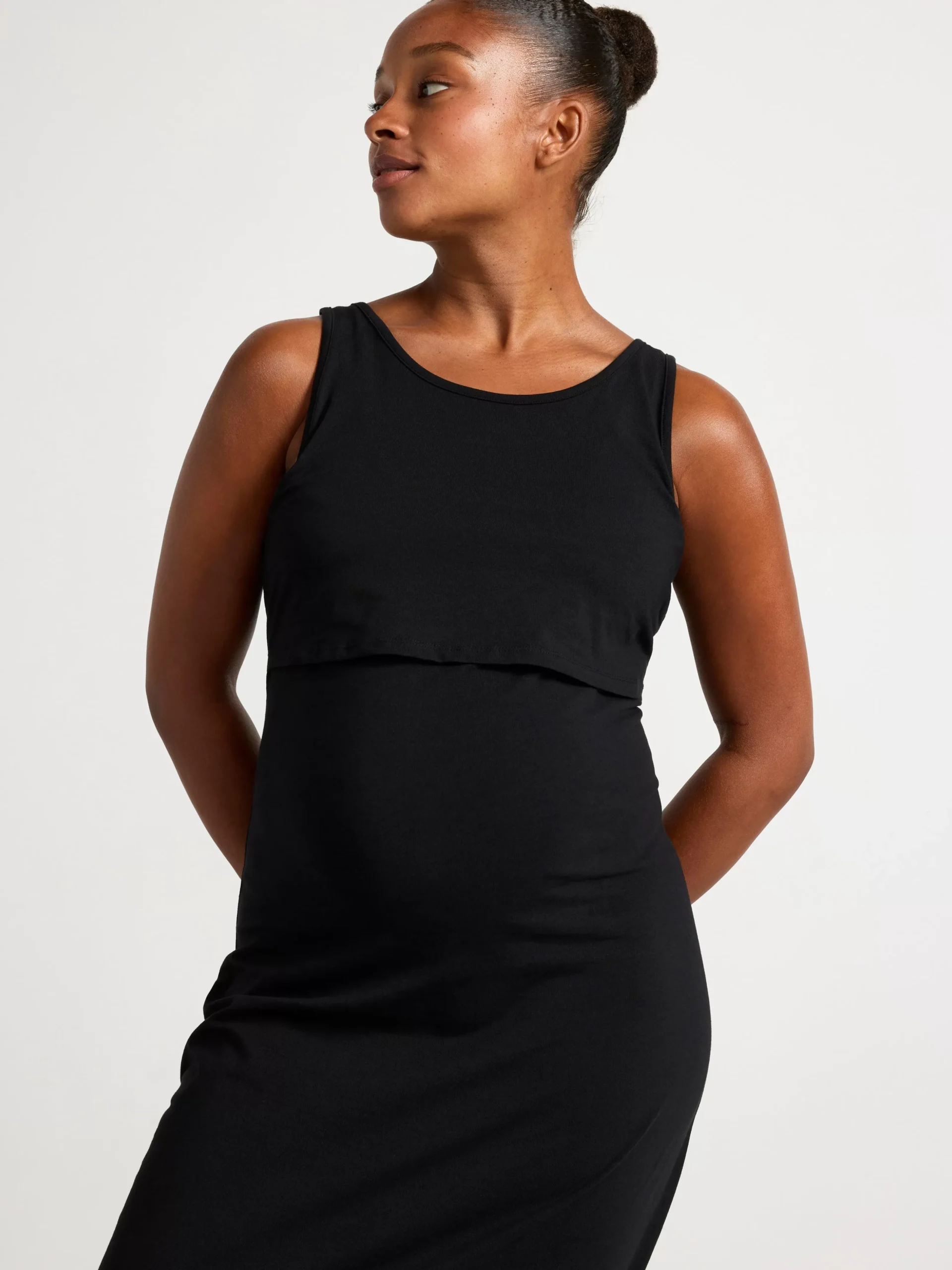 Klänningar>Lindex Mom Amningsklannning Black