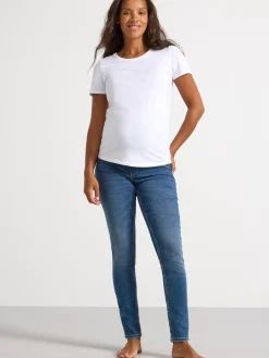 Jeans>Lindex Mom Extra Mjuka Slim Fit Jeans Light Denim