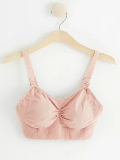 Bh>Lindex Mom Full Cup Seamless Amnings Bh Dusty Pink