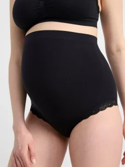 Mammaunderkläder>Lindex Mom High Waist Trosa Black