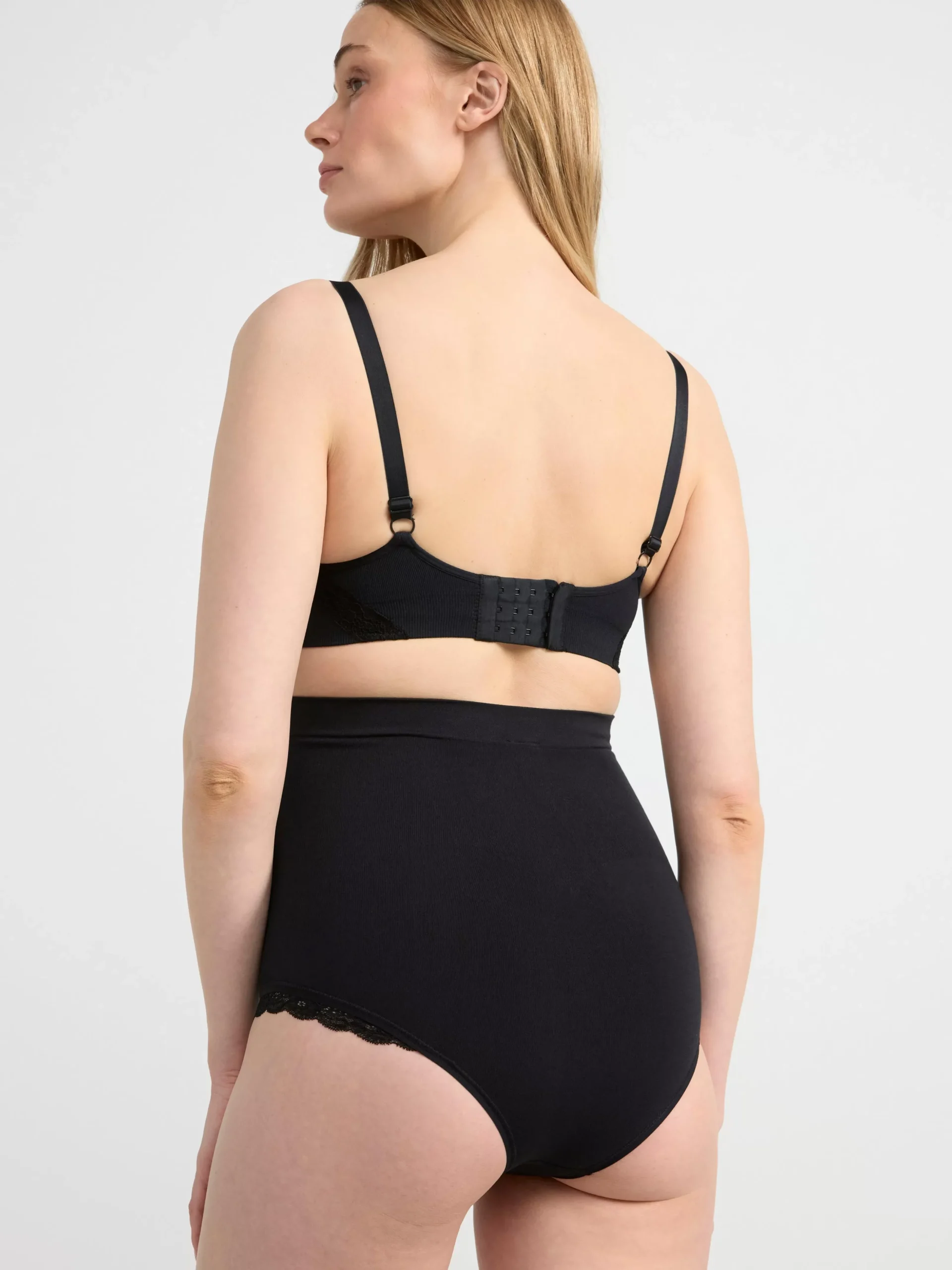 Mammaunderkläder>Lindex Mom High Waist Trosa Black
