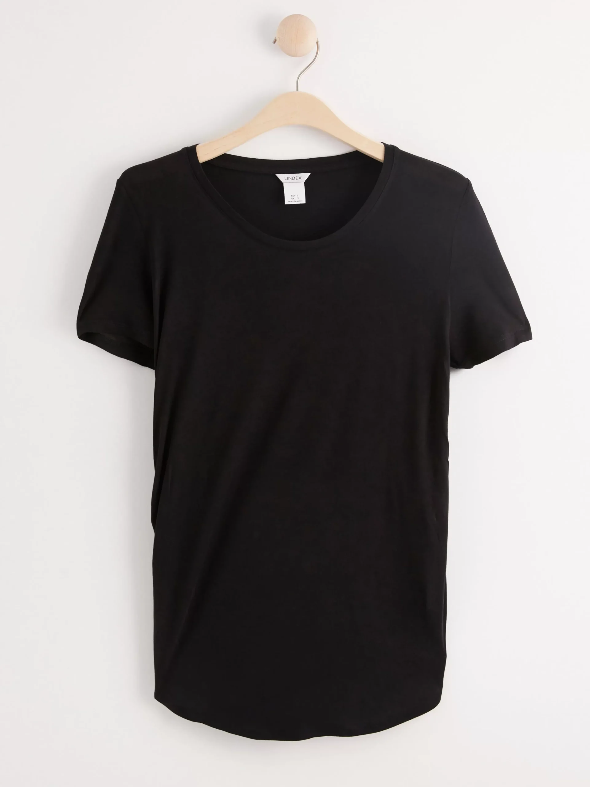 Toppar & T-Shirts>Lindex Mom Kortarmad T-Shirt Black