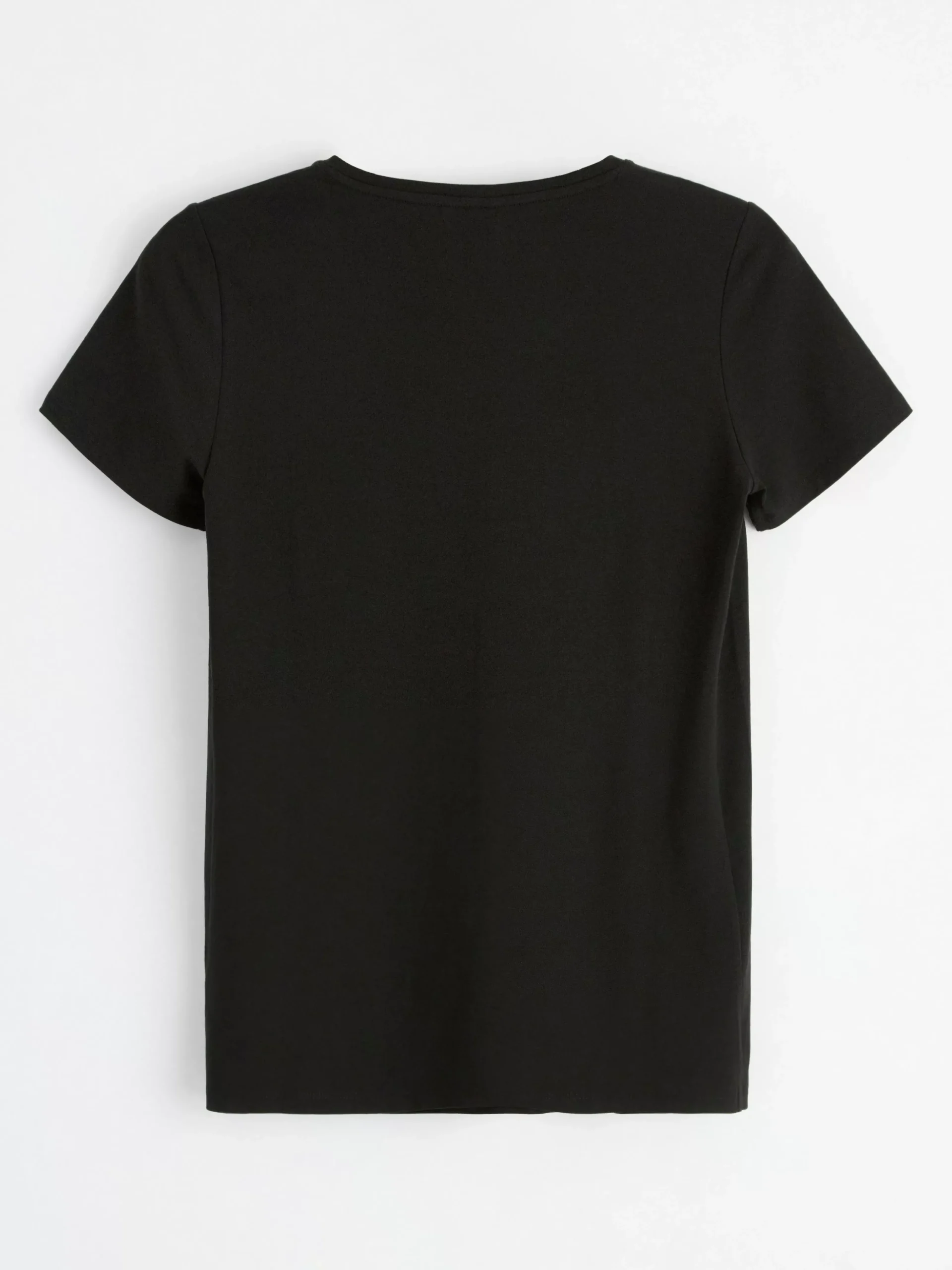 Toppar & T-Shirts>Lindex Mom Kortarmad T-Shirt I Bomull Black