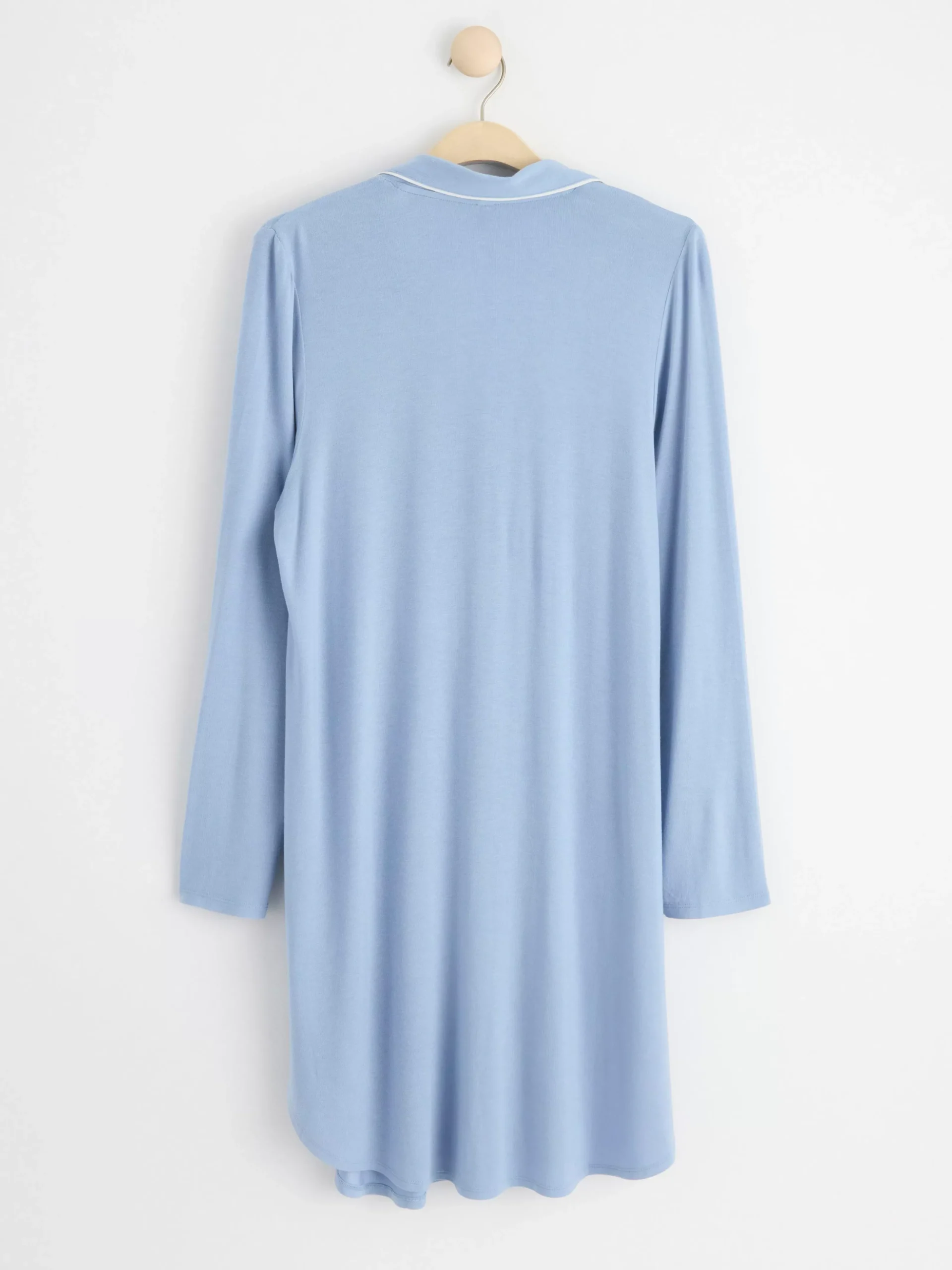 Nattplagg>Lindex Mom Lang Nattskjorta Light Blue