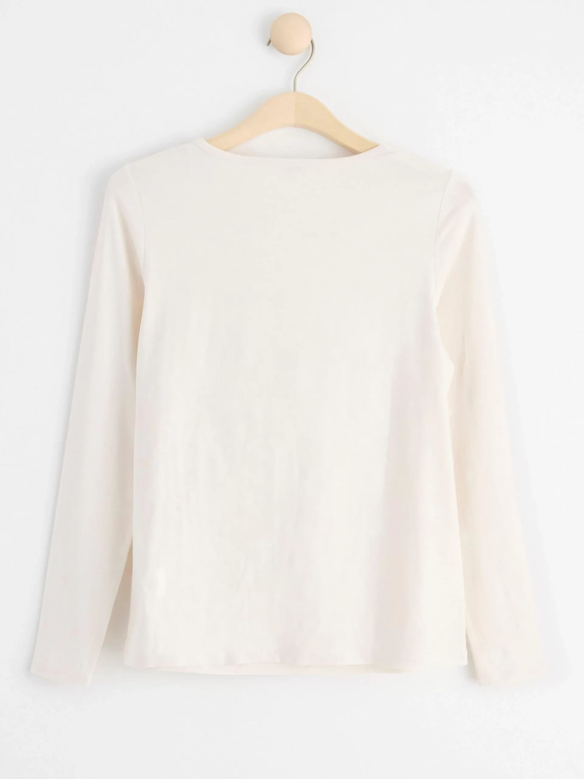 Toppar & T-Shirts>Lindex Mom Langarmad Amningstopp Light White