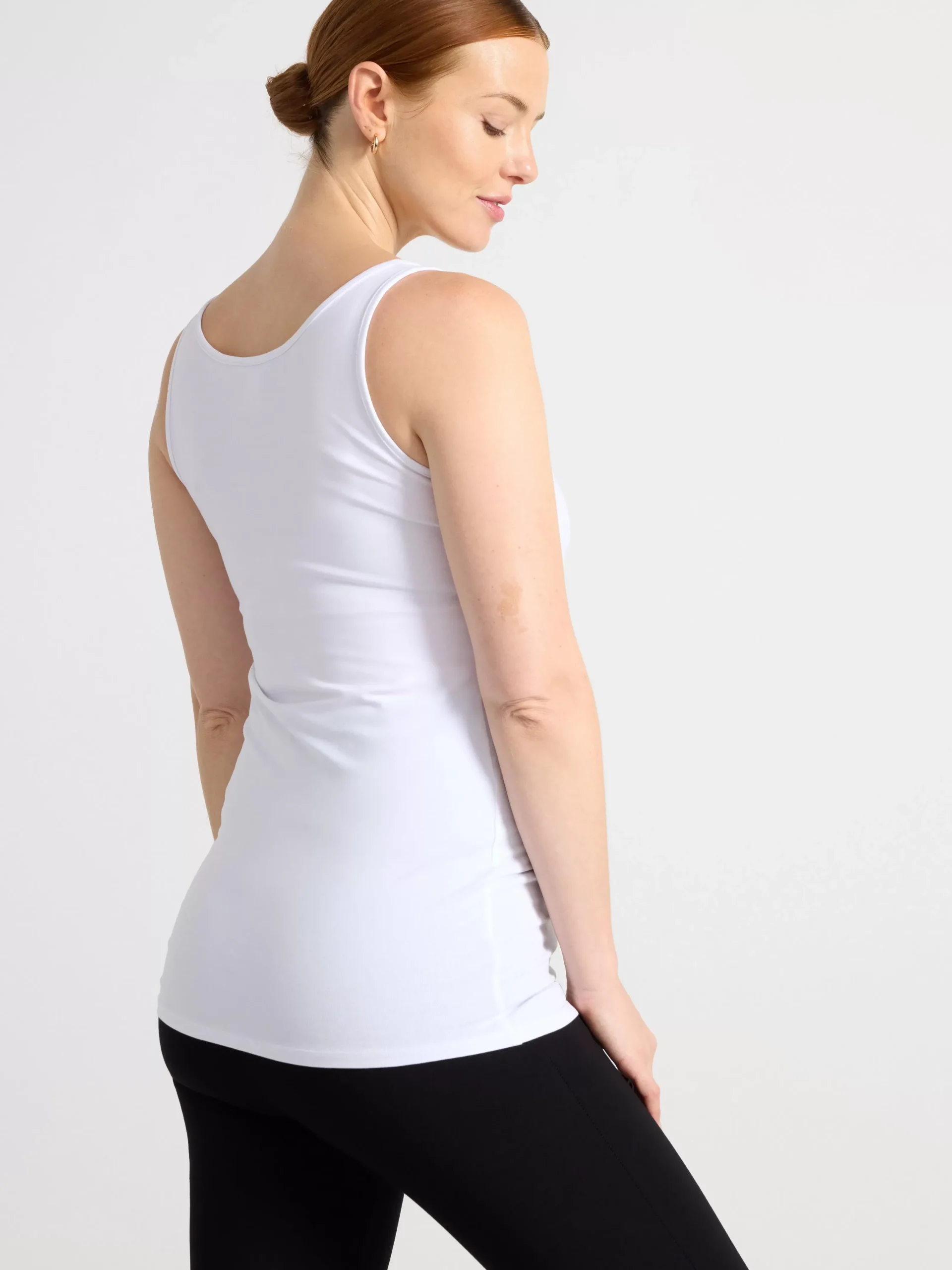 Toppar & T-Shirts>Lindex Mom Linne White